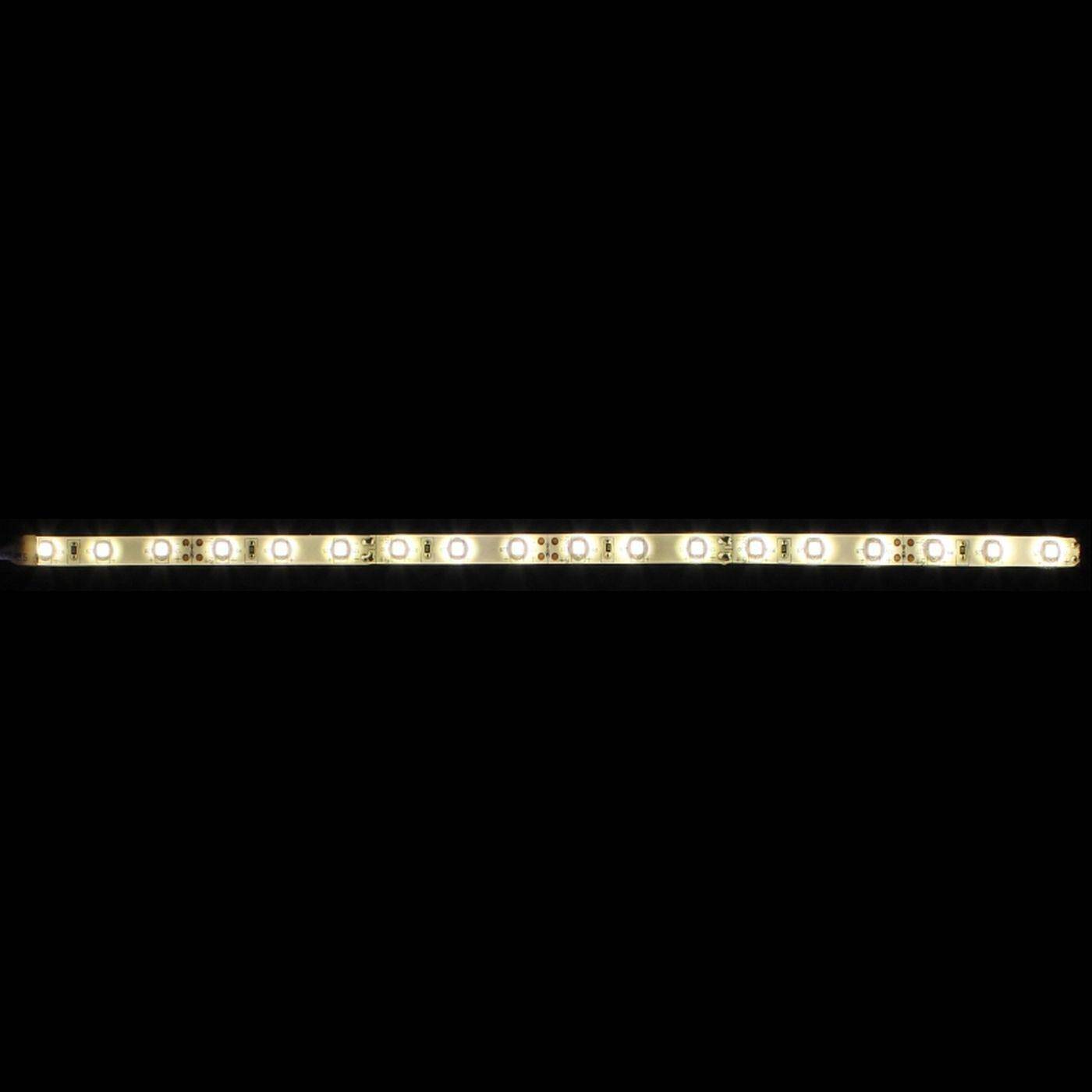 1m (100cm) LED Streifen Band Leiste 12V Warm Weiß 3000K IP65 60LEDs 60LED/m SMD3528