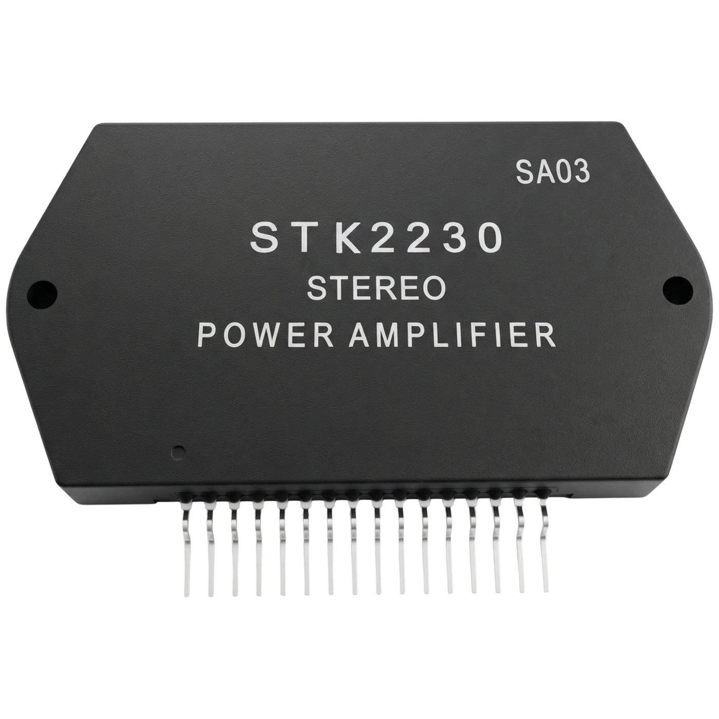 Hybrid IC STK2230 80x45mm Stereo Power amplifier