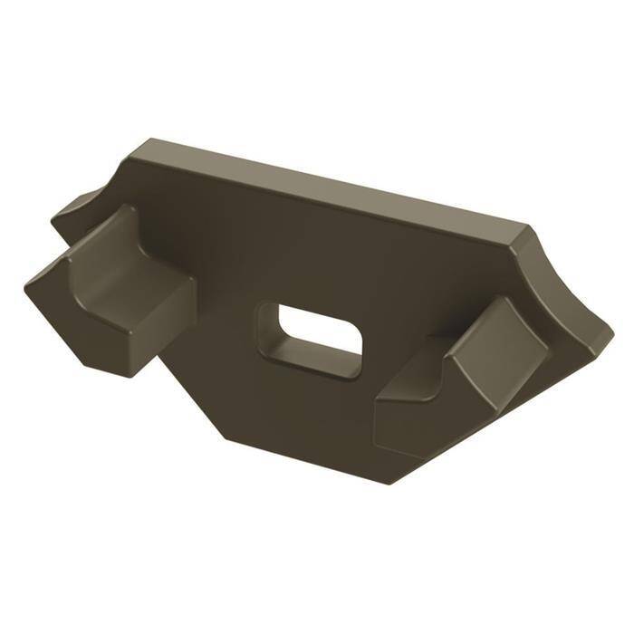 Endkappe für Lumonic Typ C LED Profile Halter Kunststoff Inox Endkappe für Lumonic Typ C LED Profile Halter Kunststoff Inox