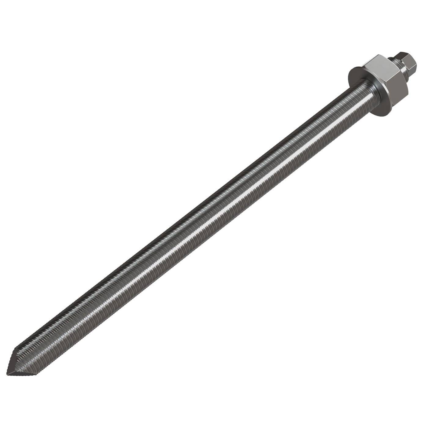 M12 x 200mm Ankerstange Edelstahl A4 Metalldübel Schwerlastdübel Verbundankerstange