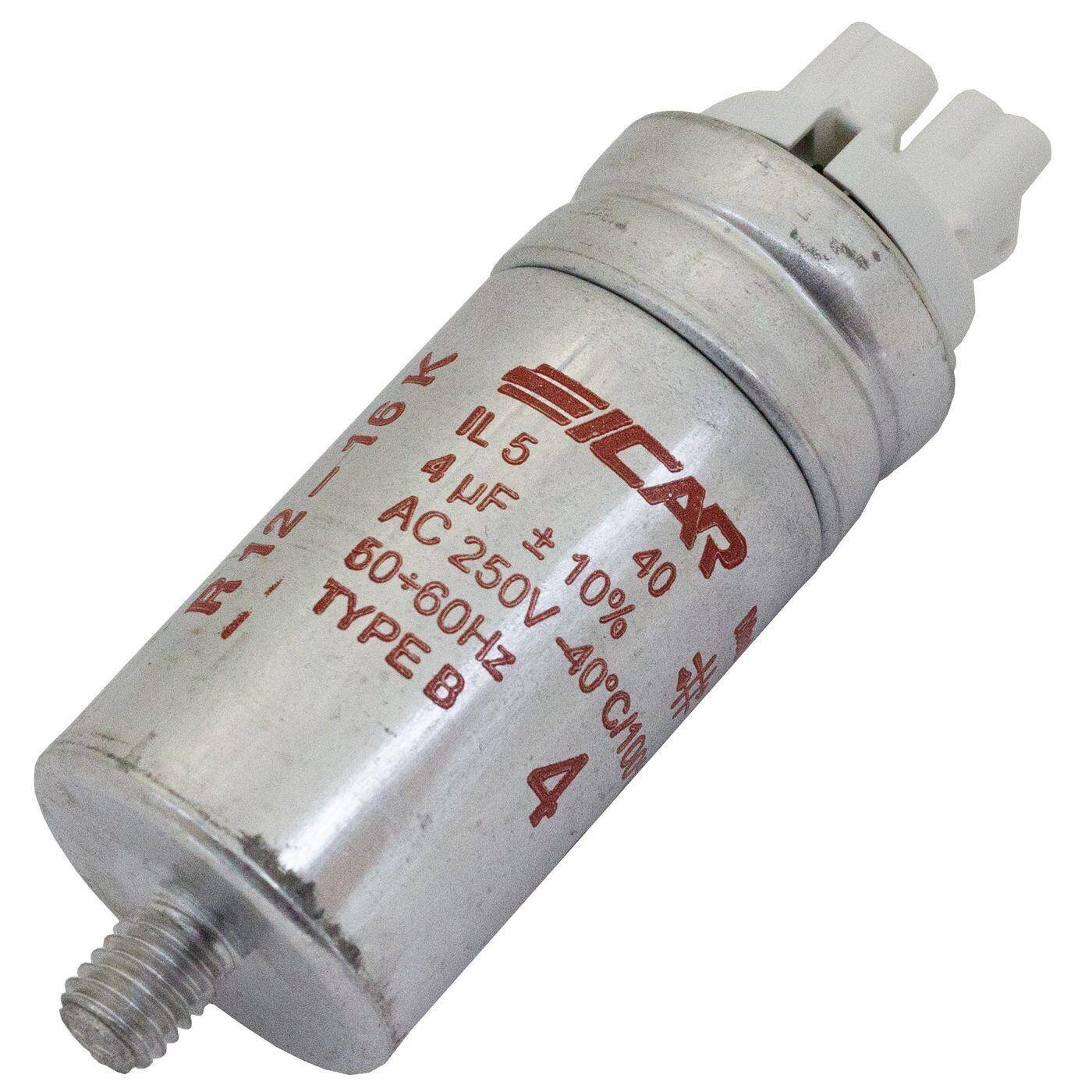 Anlaufkondensator Motorkondensator 4µF 250V 30x63mm Sonder  ICAR 4uF