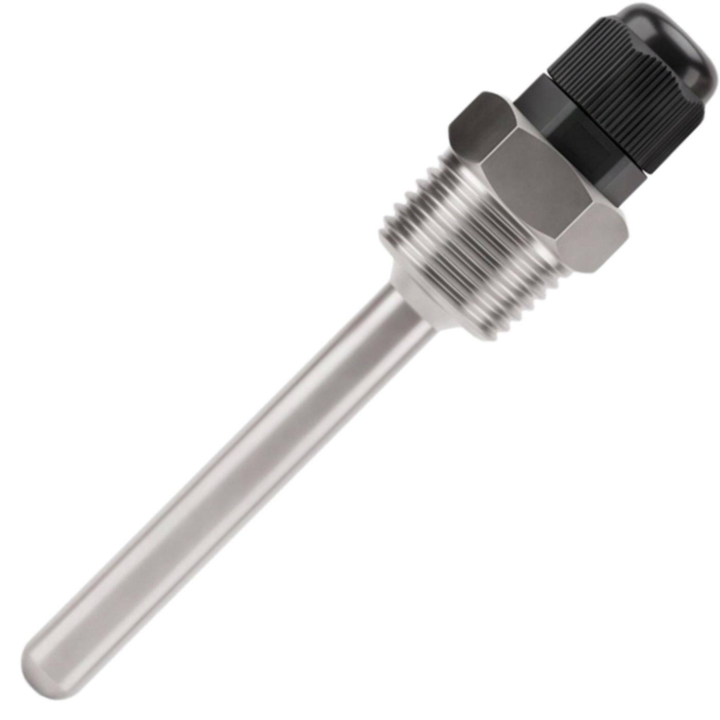 Lumonic Immersion sleeve V2A stainless steel 1/2 inch | 100mm Installation length | Perfect fit for 6mm temperature sensors | for buffer storage, heating, solar + smart home