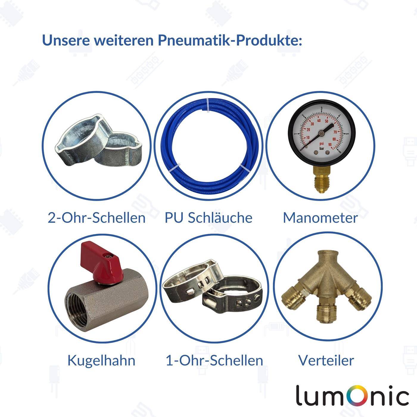PU hose cap 4mm Blind cap Sealing Pneumatic end cap Plug connection Compressed air