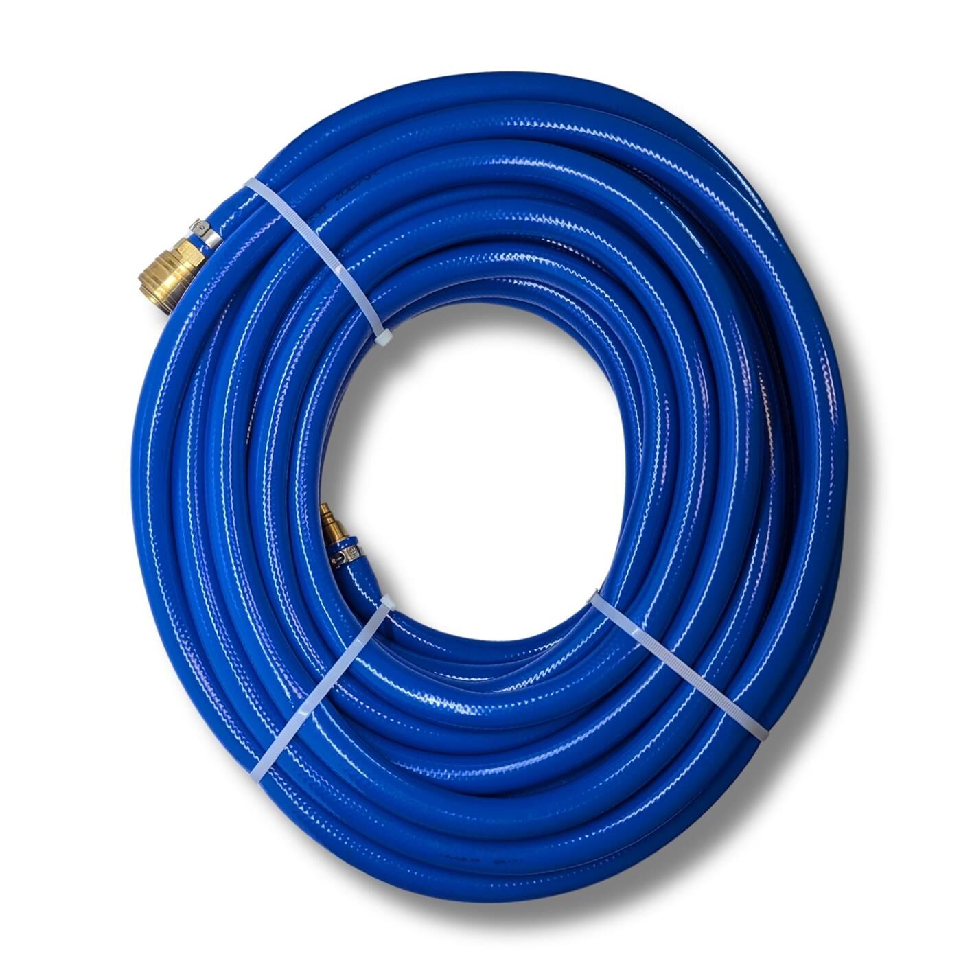 PVC hose with quick coupling I 13mm I 15m I ready-made I Flexible, abrasion-resistant and fabric-reinforced I Compressed air extension I Can