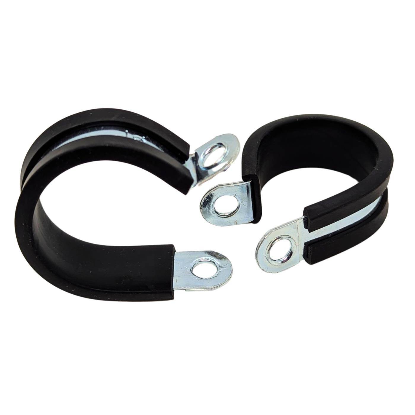 5x P-Clip Leitungsschelle mit Gummi 25mm Rohrschelle Befestigungsschelle
