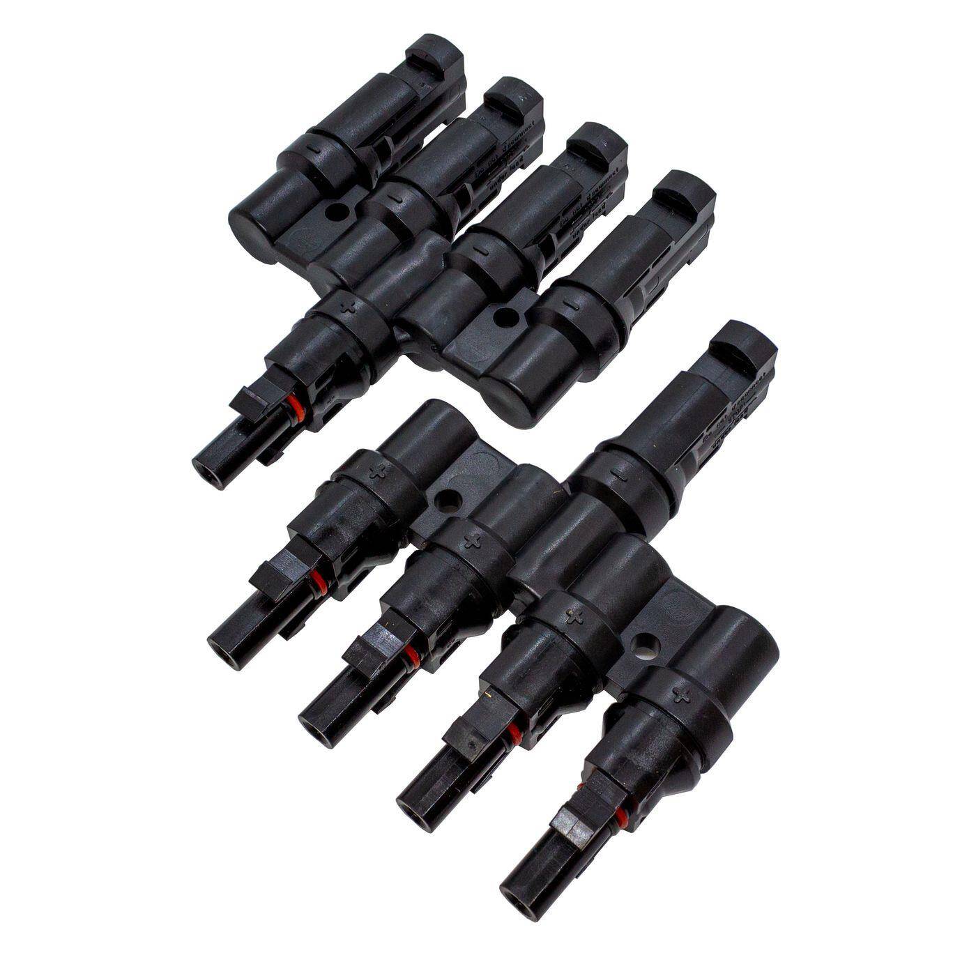 1 Paar Solar Y-Verteiler 4-fach Photovoltaik 1000V DC 30A IP67 -40...+125°C Stecker Buchse 1 Paar Solar Y-Verteiler 4-fach Photovoltaik 1000V DC 30A IP67 -40...+125°C Stecker Buchse