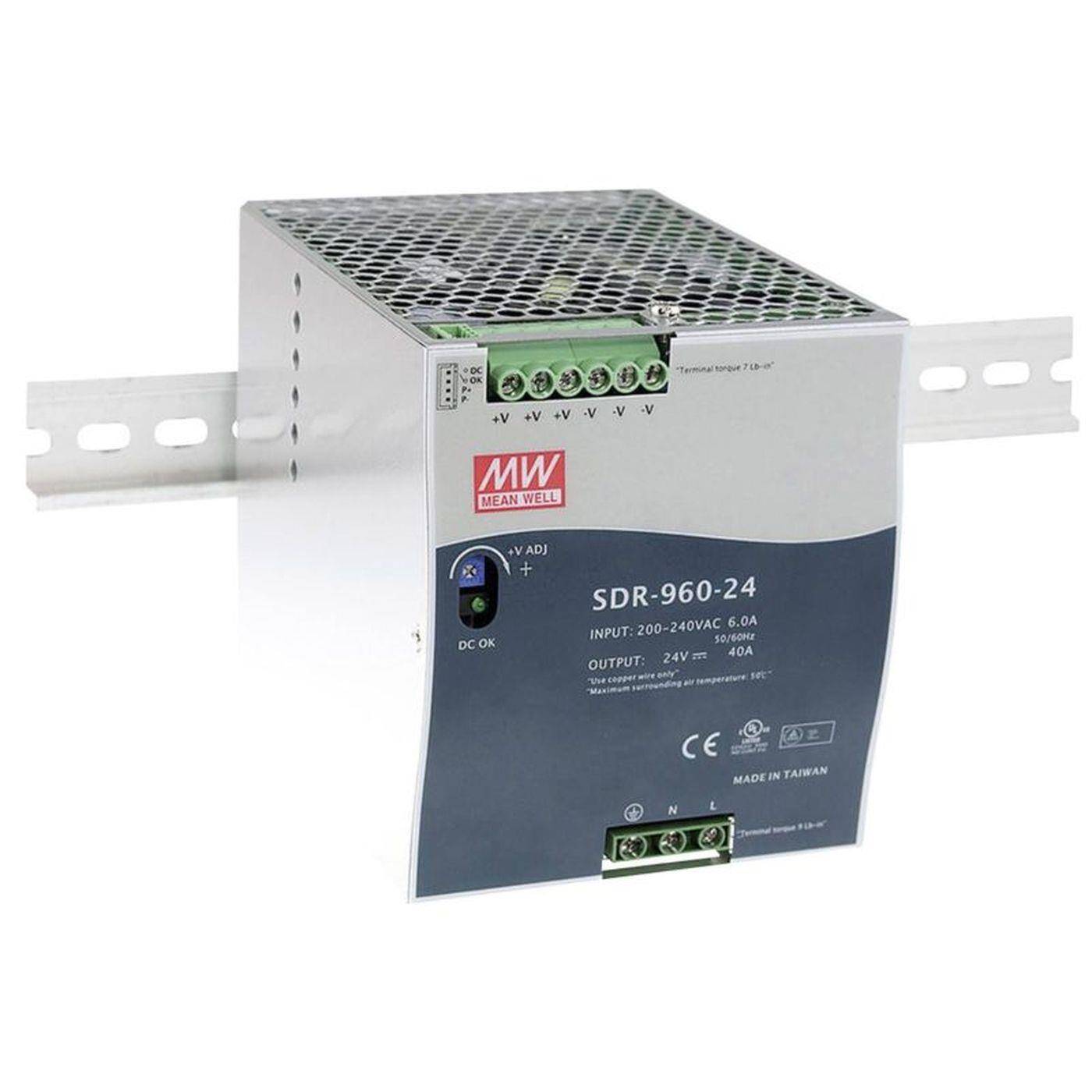 SDR-960-24 960W 24V 40A Din Rail power supply