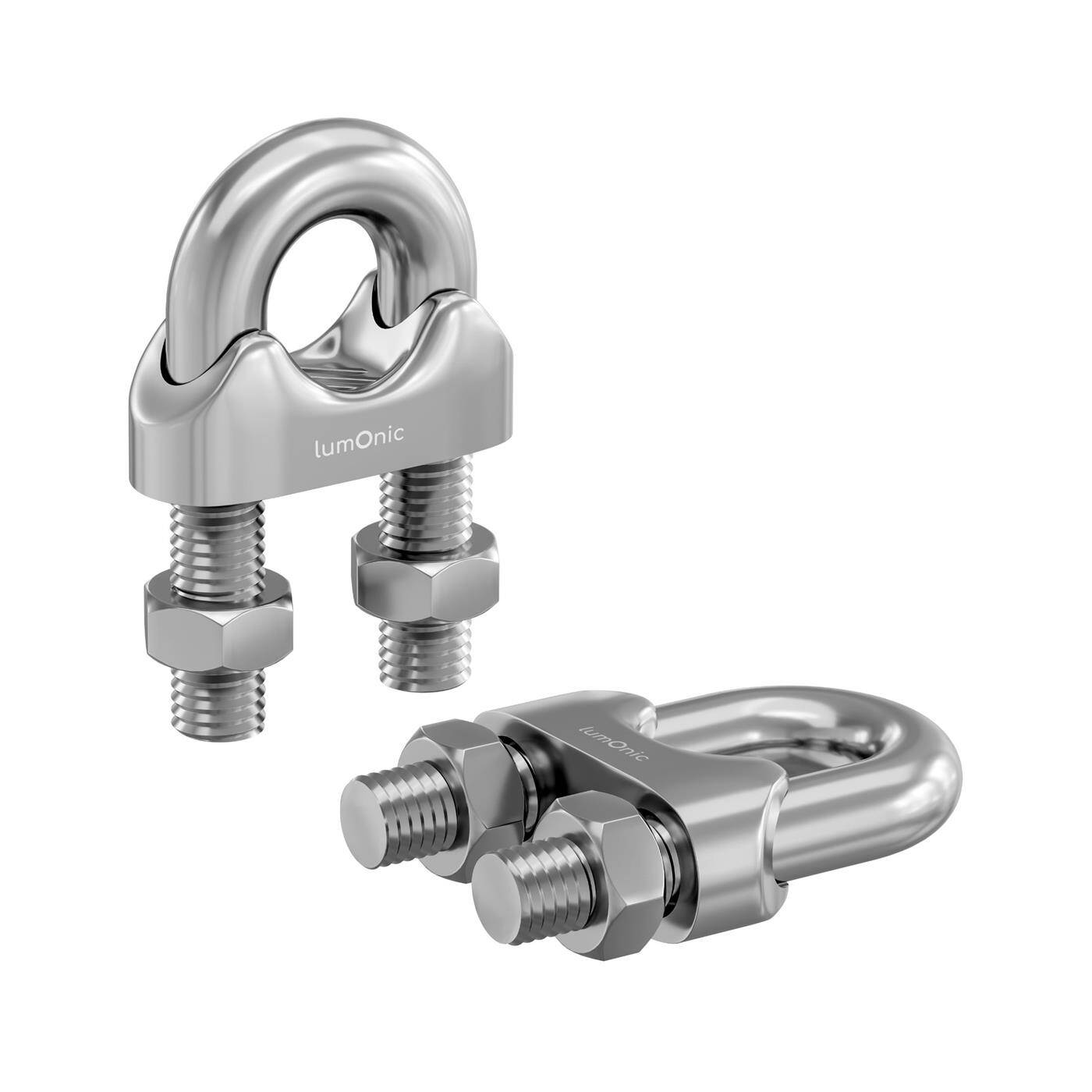 Drahtseilklemme Bügelklemme Edelstahl V2A 304 5mm Seilklemme Drahtklemme