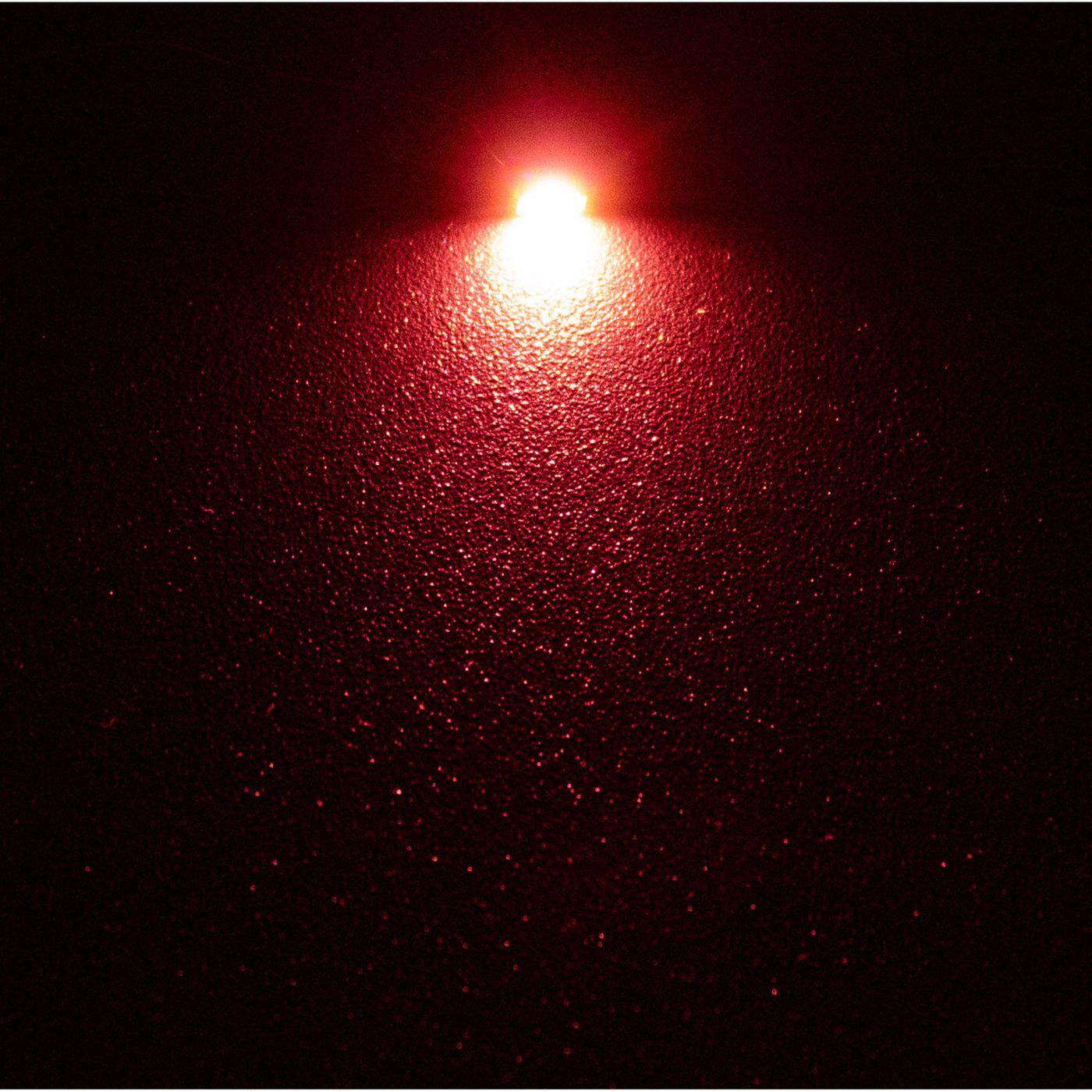 10x Superbright LEDs SMD 3528 Red with Enamelled copper wire 20cm + 12V Series resistor
