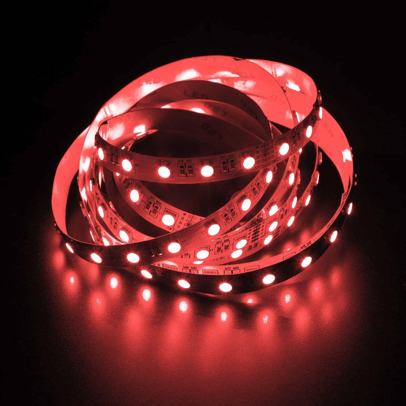 5m (500cm) RGBW 6000K 4in1 LED Streifen Band Leiste 24V IP20 300LEDs 60LED/m SMD5050