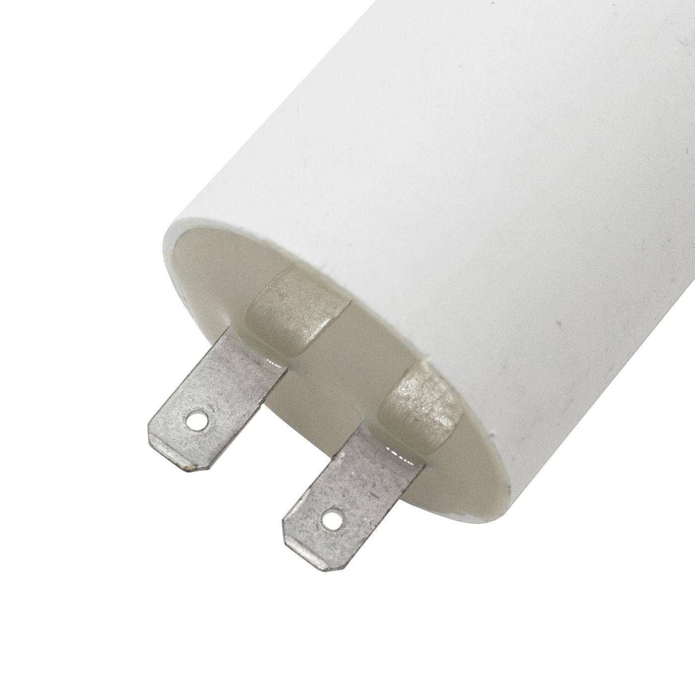 Anlaufkondensator Motorkondensator 65µF 250V 45x117mm Stecker 6,3x0,8mm ICAR 65uF
