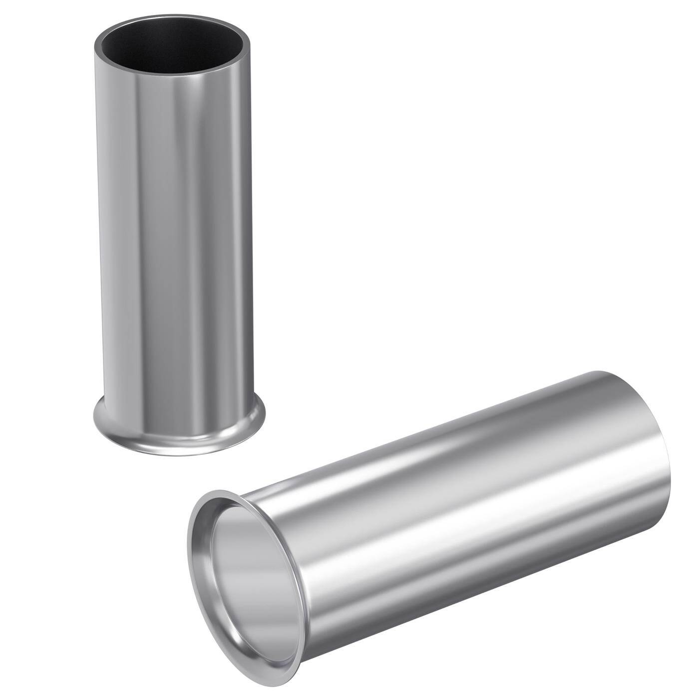 Lumonic 100 x 10mm² Aderendhülsen blank unisoliert I Die Länge beträgt 12mm I Verzinnt zum Schutz gegen Korrosion | Klemmhülsen, Kabelhülsen, Kabelendhülsen, Adernhülse