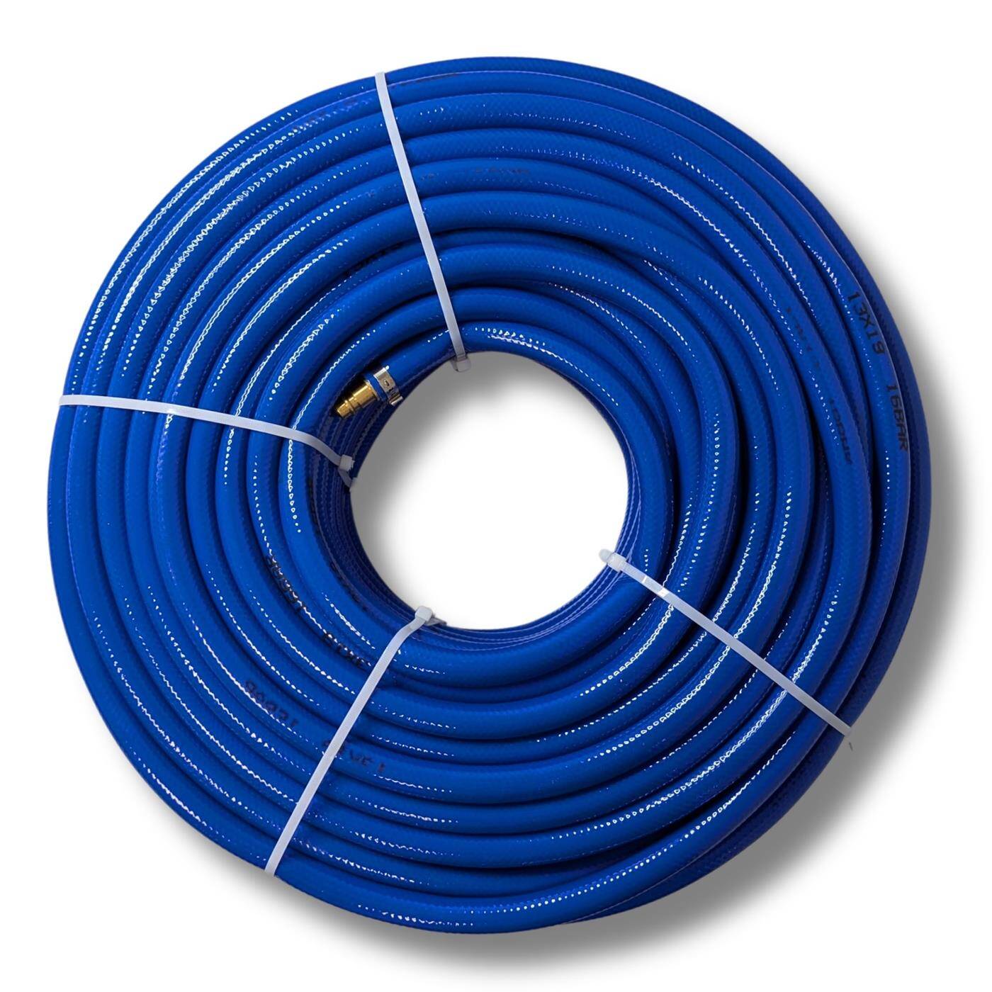50m Druckluftschlauch mit Schnellkupplung 13mm PVC Druckluftverlängerung Dose & Stecker fertig konfektioniert flexibel, abriebfest und gewebeverstärkt 50m Druckluftschlauch mit Schnellkupplung 13mm PVC Druckluftverlängerung Dose & Stecker fertig konfektioniert flexibel, abriebfest und gewebeverstärkt