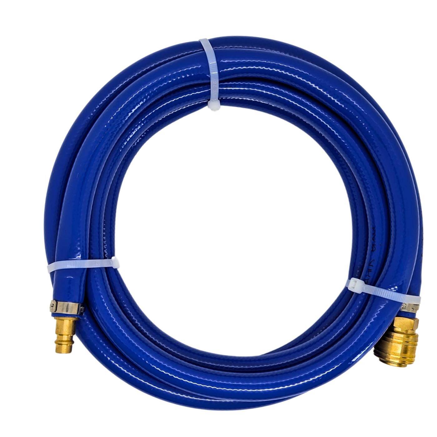 3m Druckluftschlauch mit Schnellkupplung 13mm PVC Druckluftverlängerung Dose & Stecker fertig konfektioniert flexibel, abriebfest und gewebeverstärkt