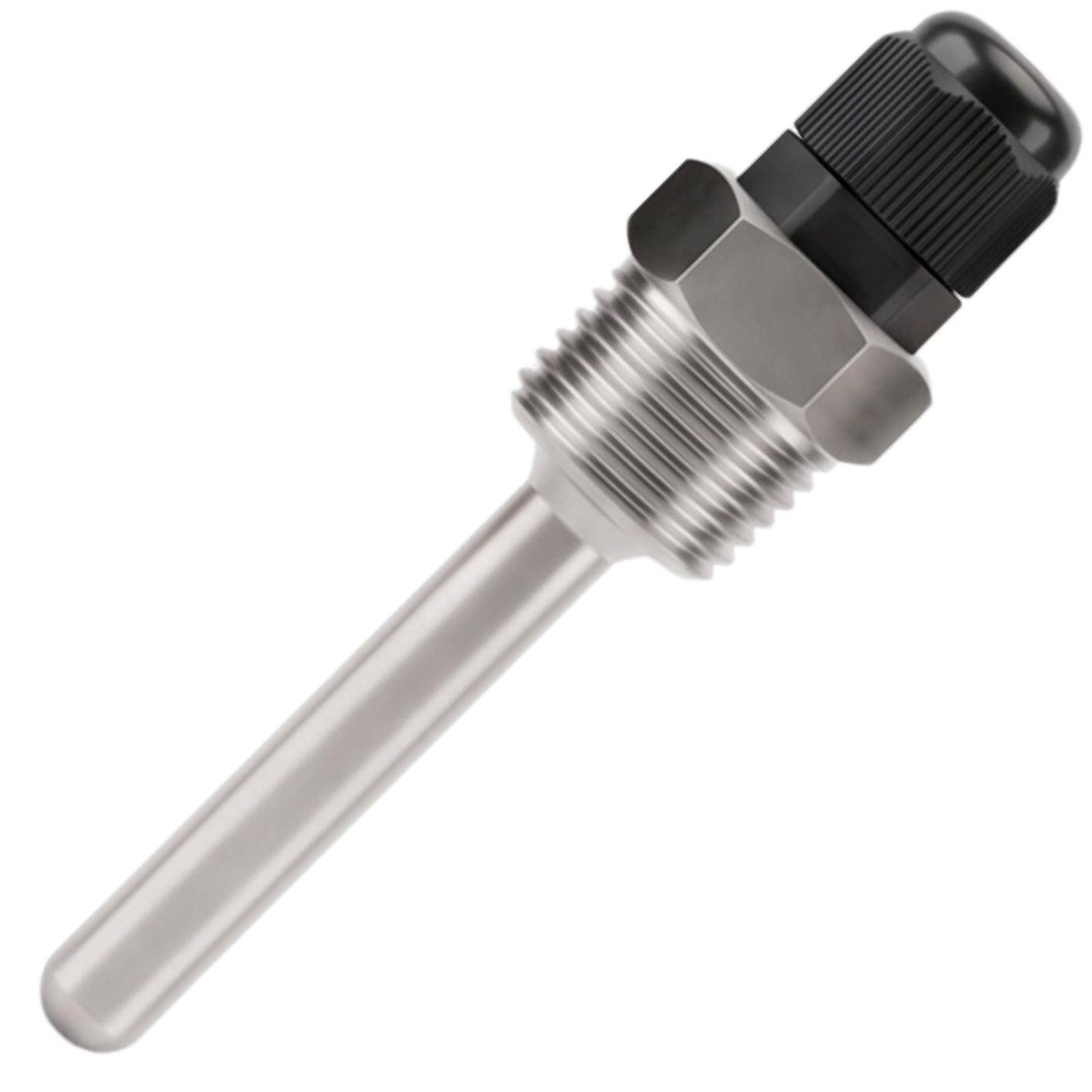 Lumonic Immersion sleeve V2A stainless steel 1/2 inch | 80mm Installation length | Perfect fit for 6mm temperature sensors | for buffer storage, heating, solar + smart home
