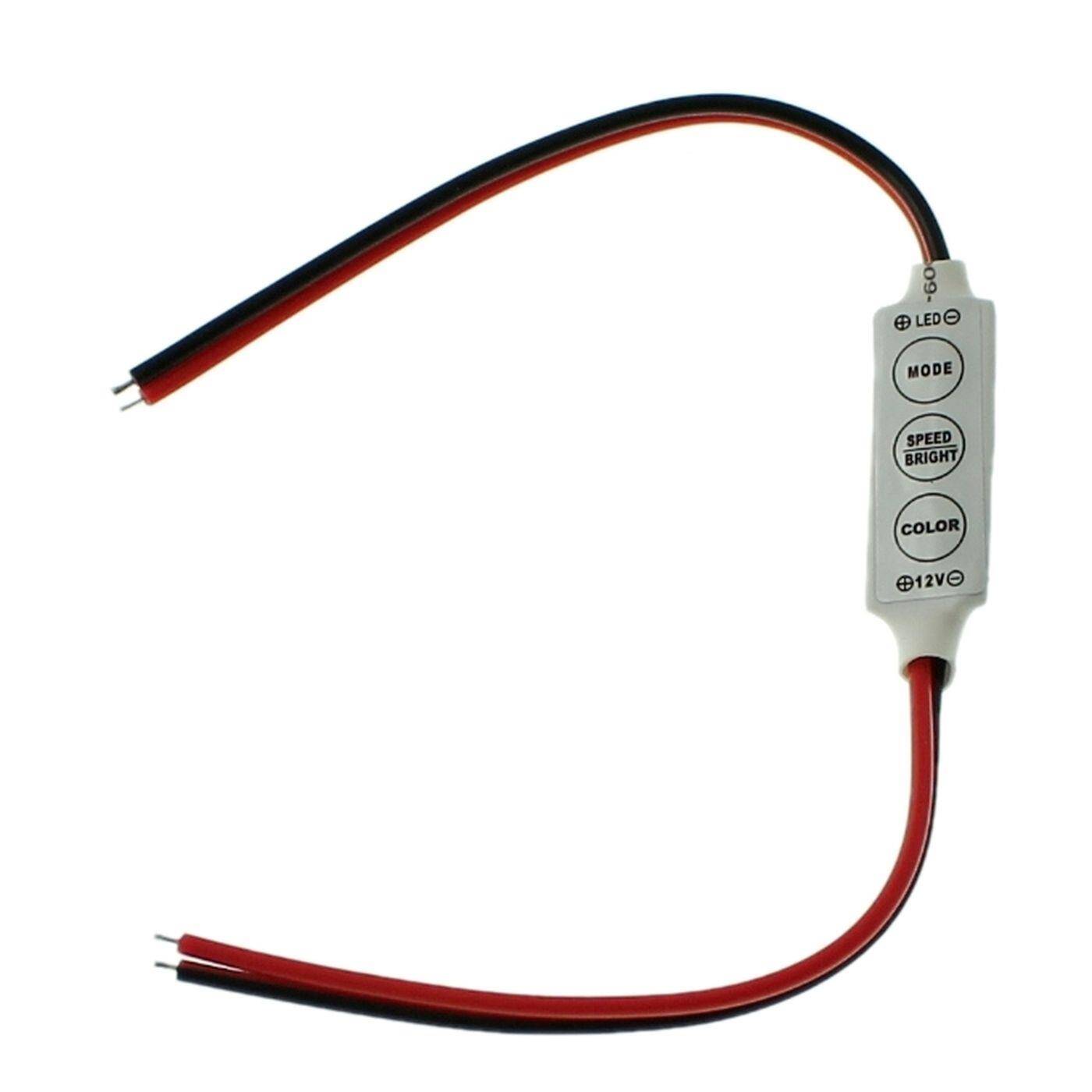 Mini LED Controller 12V 72W 2-Pin; einfarbig offene Kabelenden