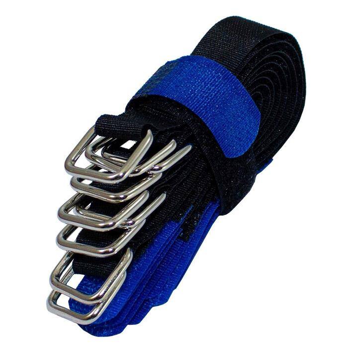 10x Klett Kabelbinder 150 x 16mm Schwarz Blau gekreuzt Wiederverwendbar Klettbinder 10x Klett Kabelbinder 150 x 16mm Schwarz Blau gekreuzt Wiederverwendbar Klettbinder