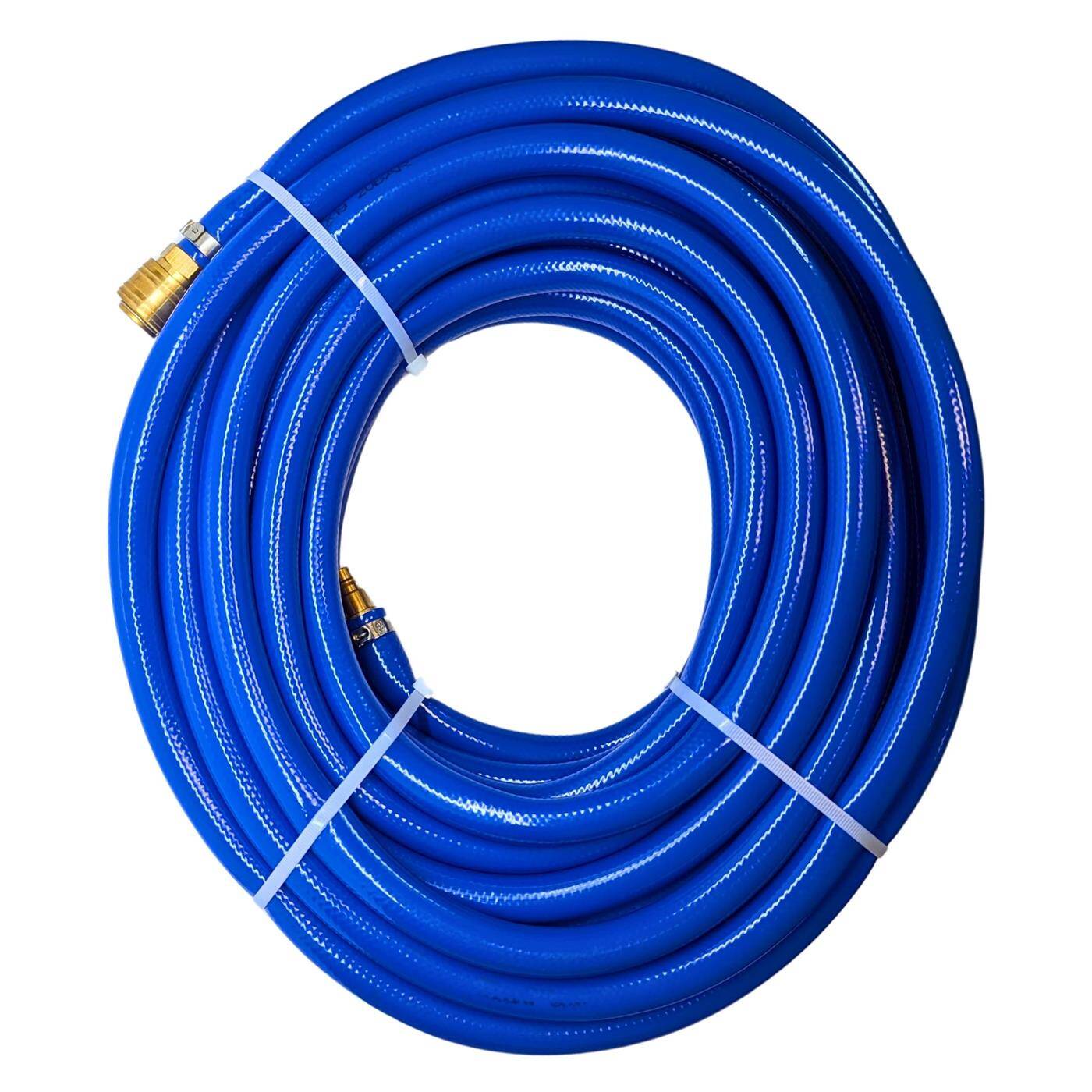 15m Druckluftschlauch mit Schnellkupplung 13mm PVC Druckluftverlängerung Dose & Stecker fertig konfektioniert flexibel, abriebfest und gewebeverstärkt