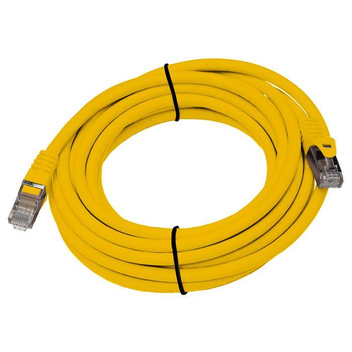 5m RJ-45 Netzwerkkabel Patchkabel CAT7 Gelb S/FTP Ethernet DSL LAN CAT.7