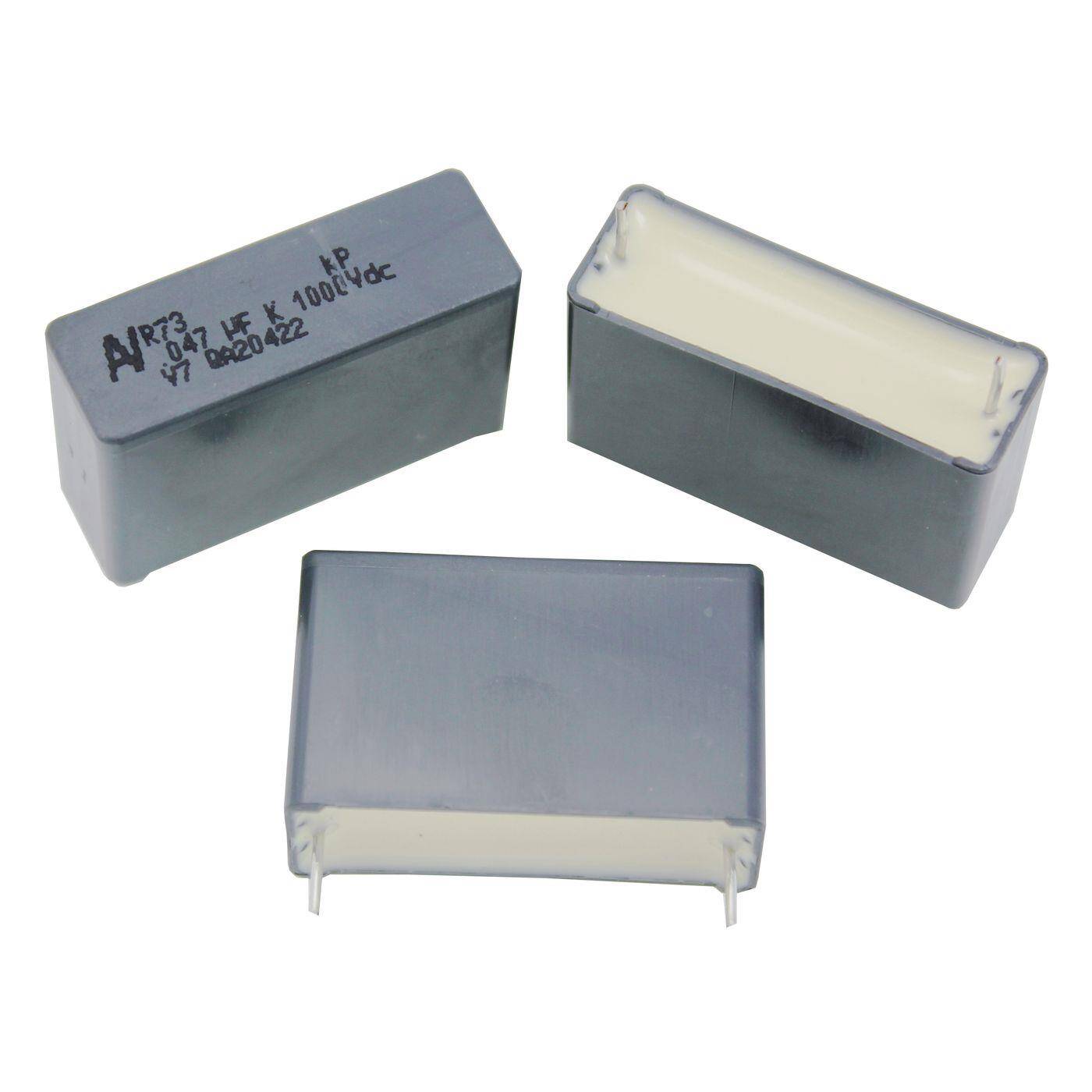 Arcotronics KP Folien Kondensator | 0,047µF 1000V DC I 2-Pin Anschluss I 2-Pin I 0,047uF, 47nF I Kondensator für Frequenzweichen von Lautsprechern oder zur Entstörung von elektrischen Geräten