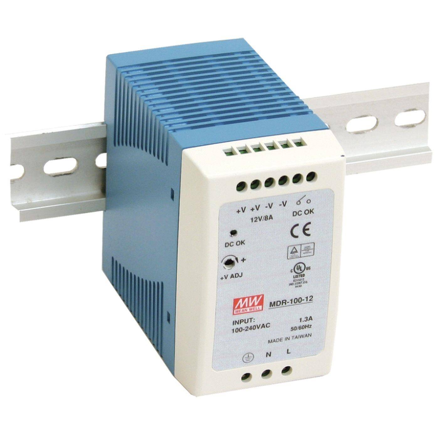 MEAN WELL MDR-100-12 90W 12V 7,5A Din Rail power supply DIN-RAIL