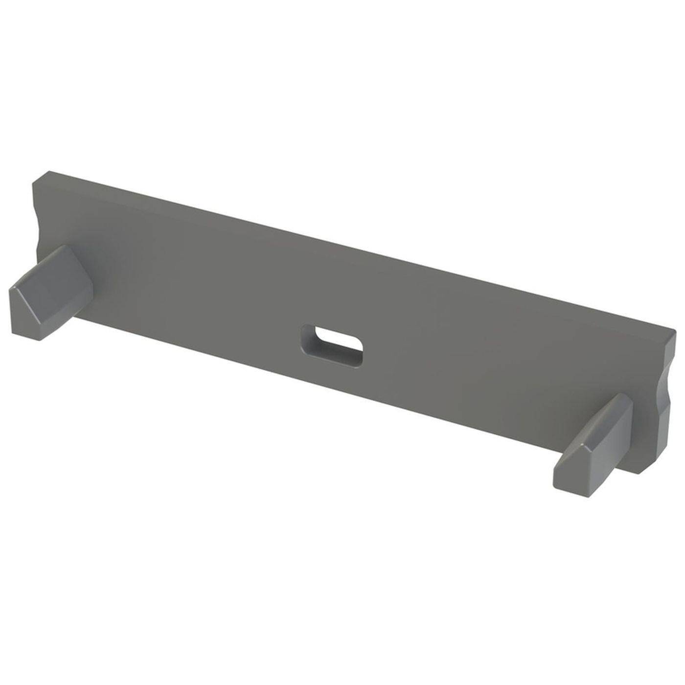 End cap for Lumonic Type Solis LED profiles Holder Plastic Silver