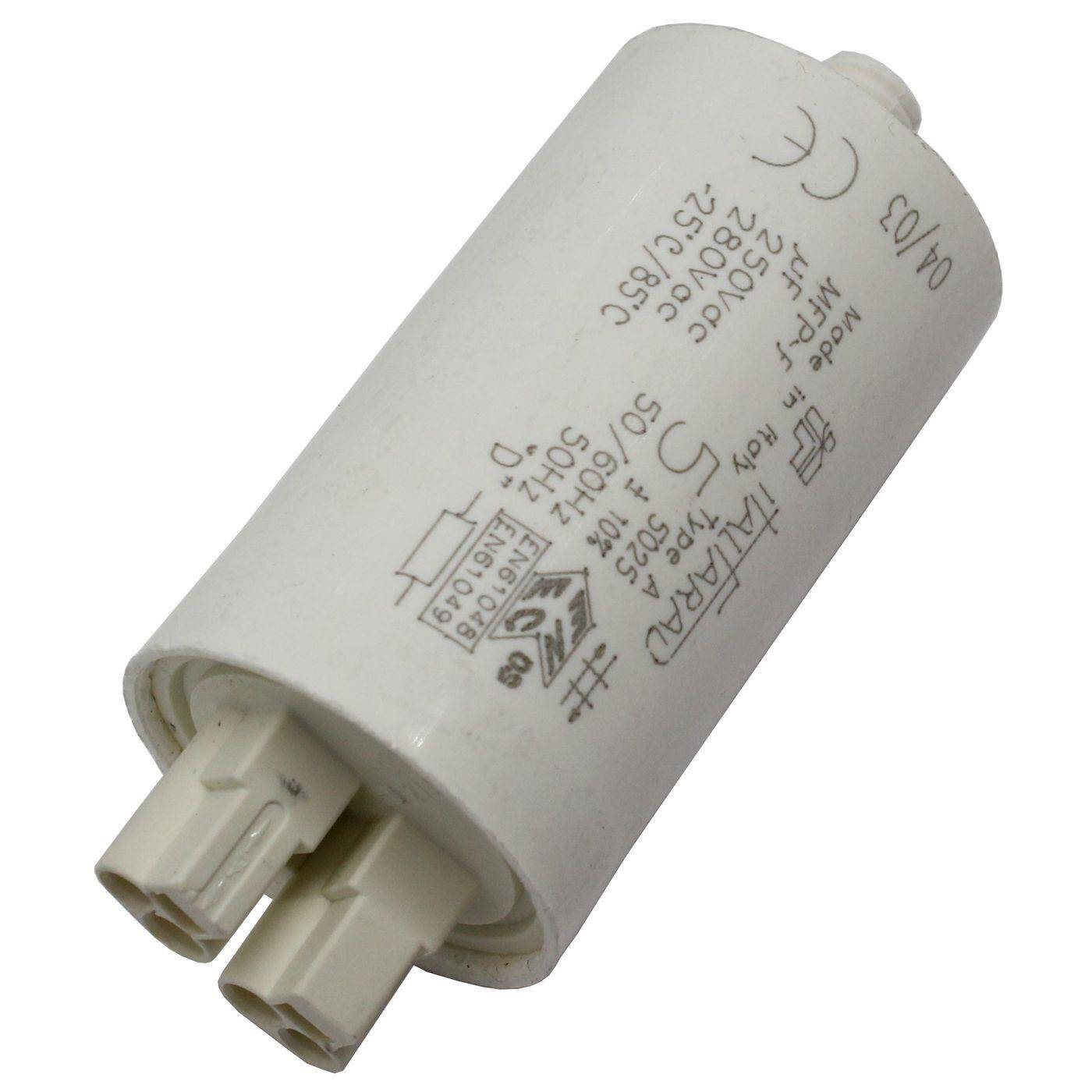 Capacitor 5µF 250V 30x53mm Push-In Italfarad 5uF