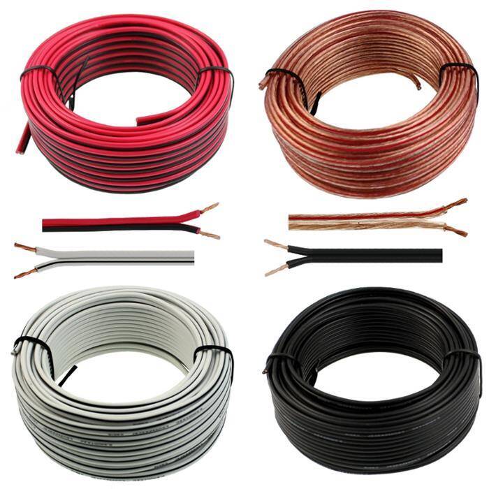 10m Lautsprecherkabel 2x 0,75mm² Rot Schwarz Audiokabel Boxenkabel 10m Lautsprecherkabel 2x 0,75mm² Rot Schwarz Audiokabel Boxenkabel