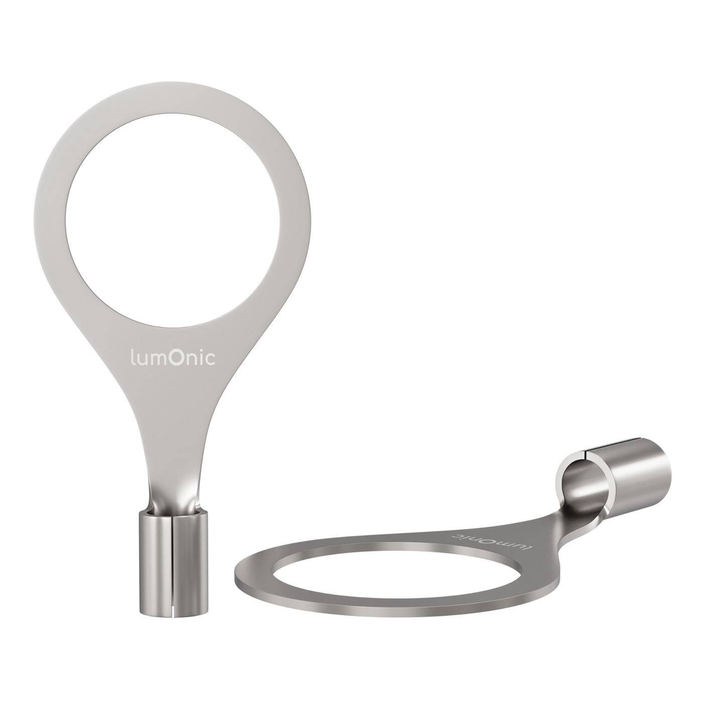 Lumonic 25x Ringkabelschuh 0,5-1,5mm² blank | M10 | Kupfer verzinnt | sichere Kabelverbindung ohne Löten | Crimp-Kabelschuh unisoliert | KFZ, Maschinenbau, Wohnmobil, Batterie