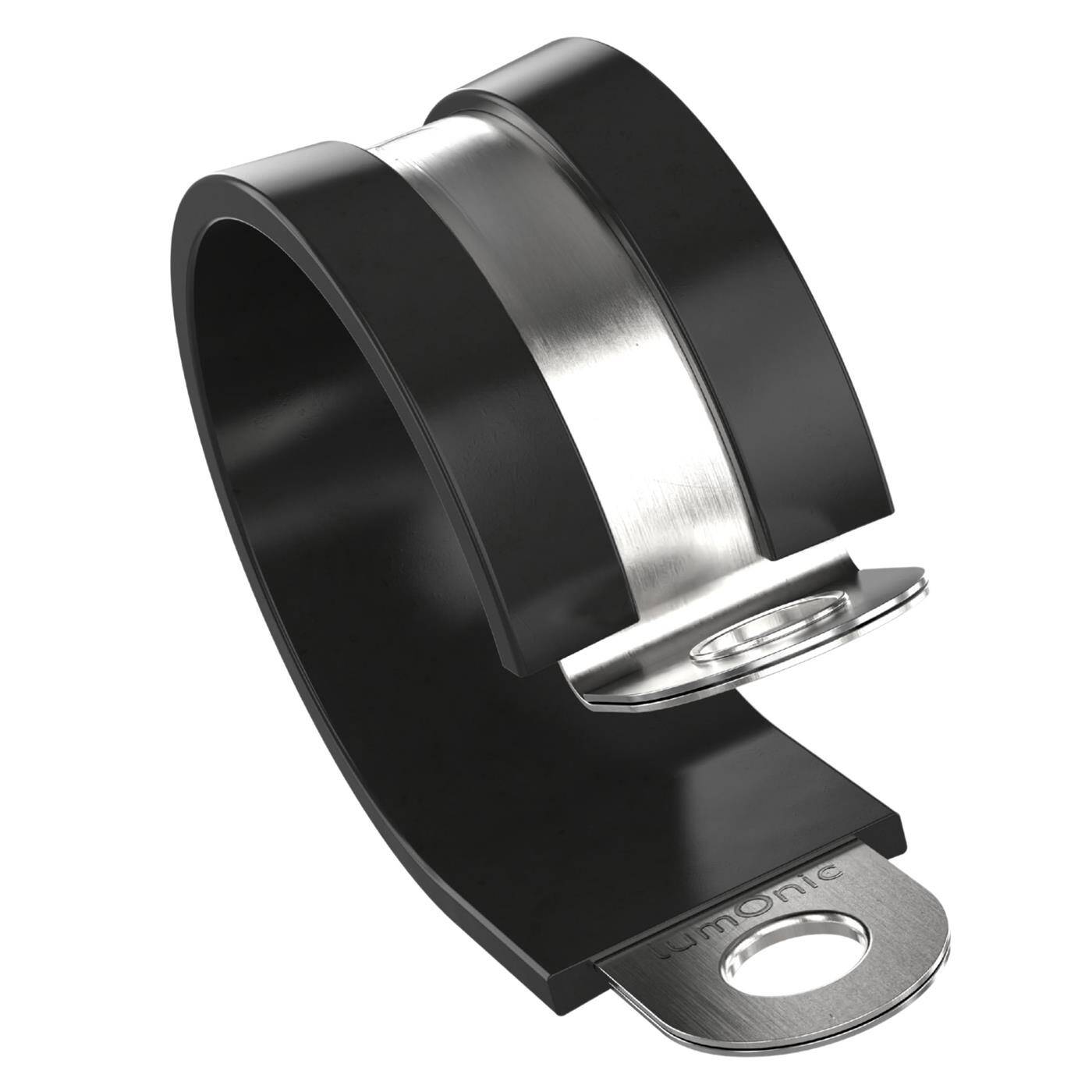 5x P-Clip Leitungsschelle mit Gummi 21mm Rohrschelle Befestigungsschelle