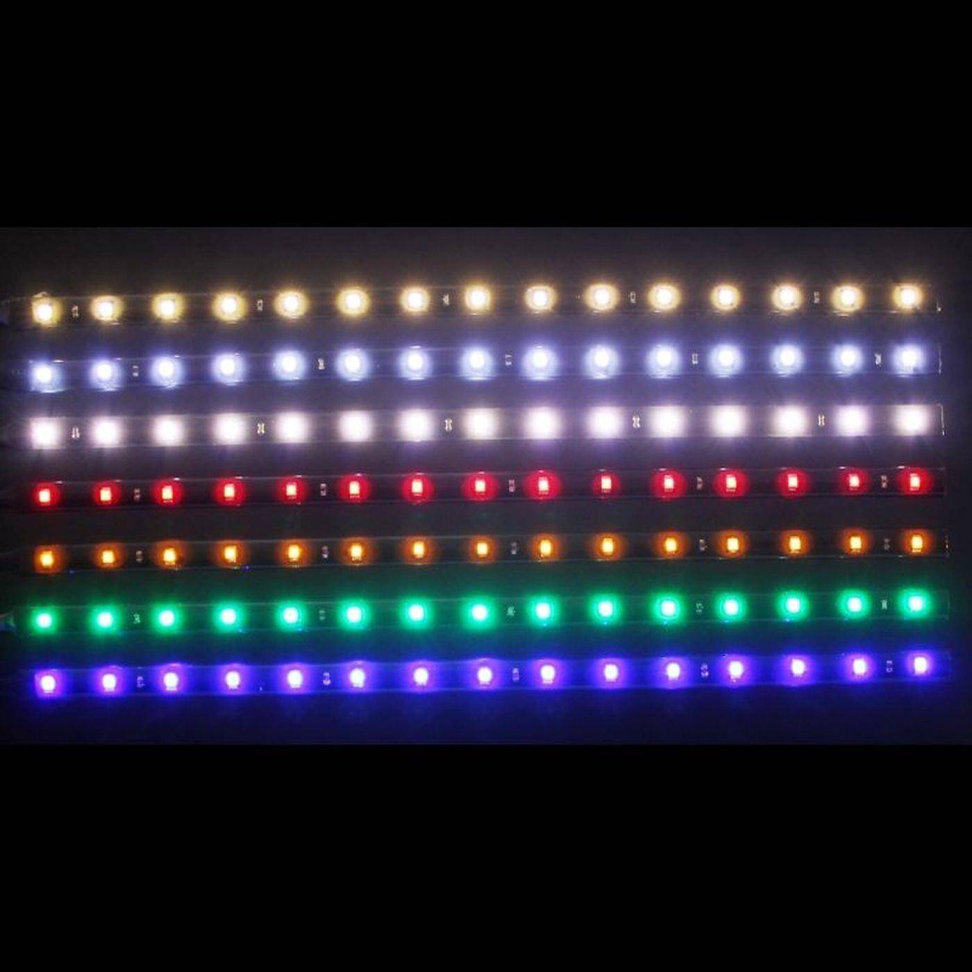 0,3m (30cm) LED Streifen Band Leiste 24V Warm Weiß 3000K IP65 18LEDs 60LED/m SMD2835
