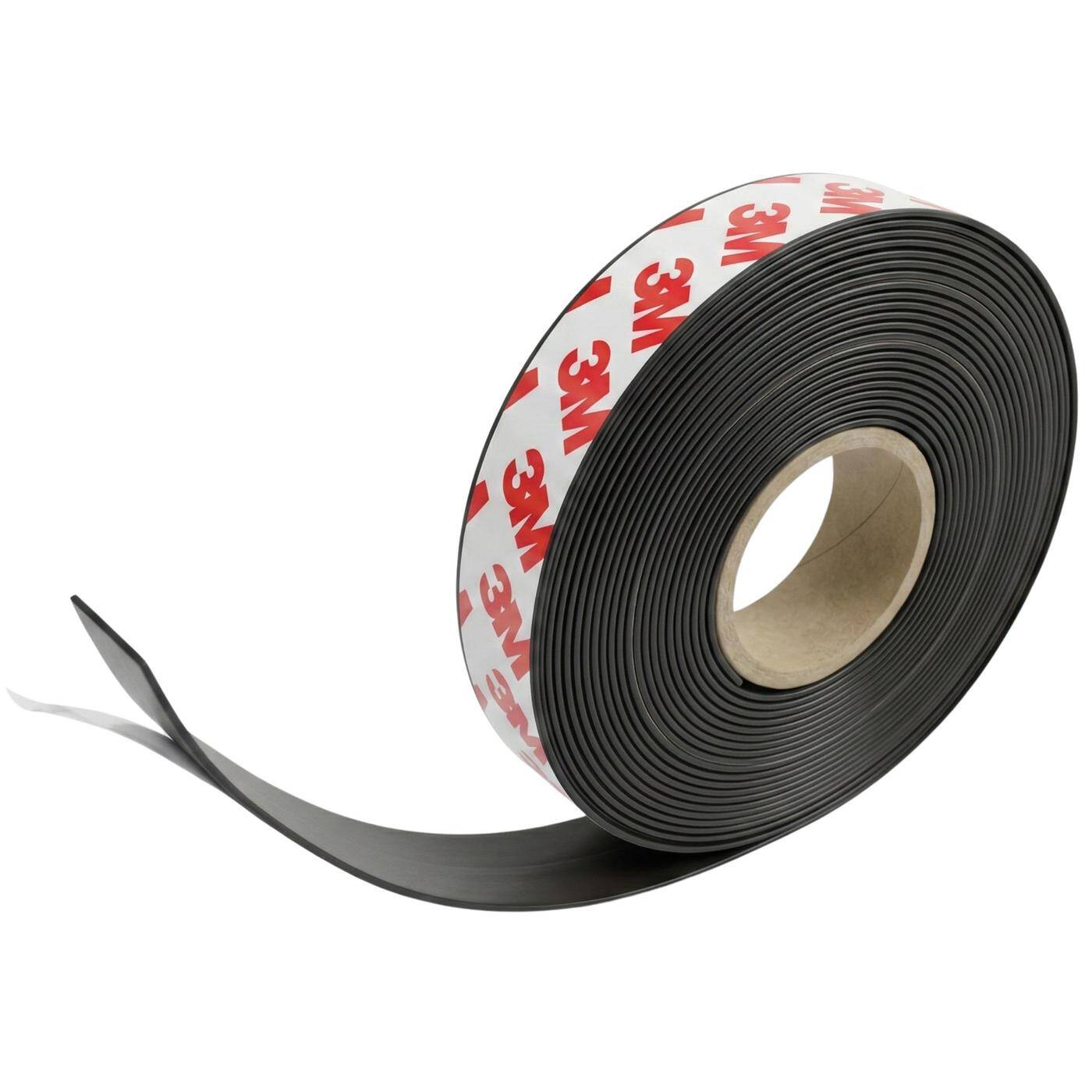 Lumonic 5m Magnetic tape | 20x2mm | Flexible, self-adhesive, can be cut to size, without drilling | Fly screen, school and blackboard