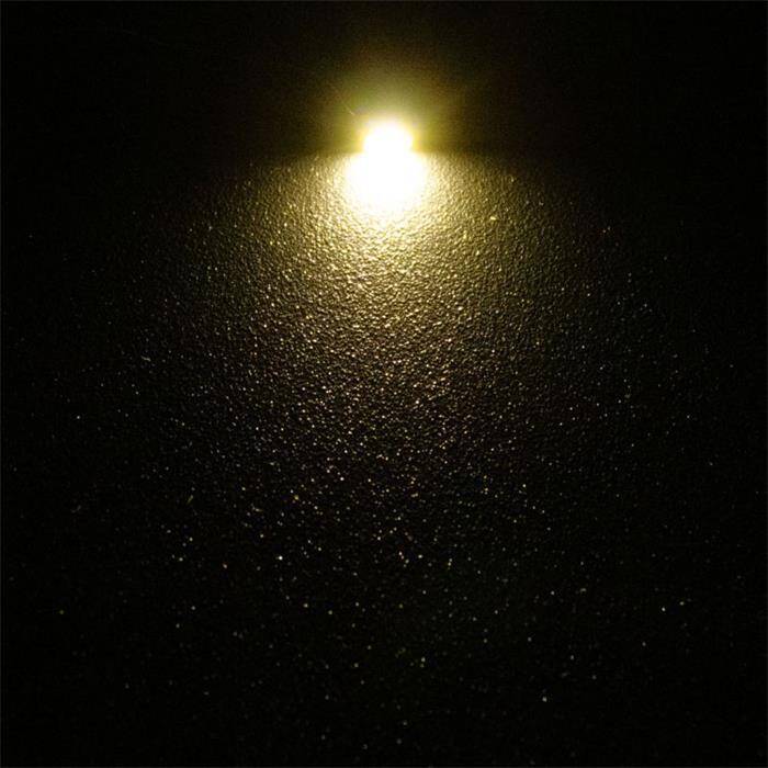 10x Superhelle LEDs SMD 0603 Warm Weiß mit Kupferlackdraht 20cm + 12V Vorwiderstand