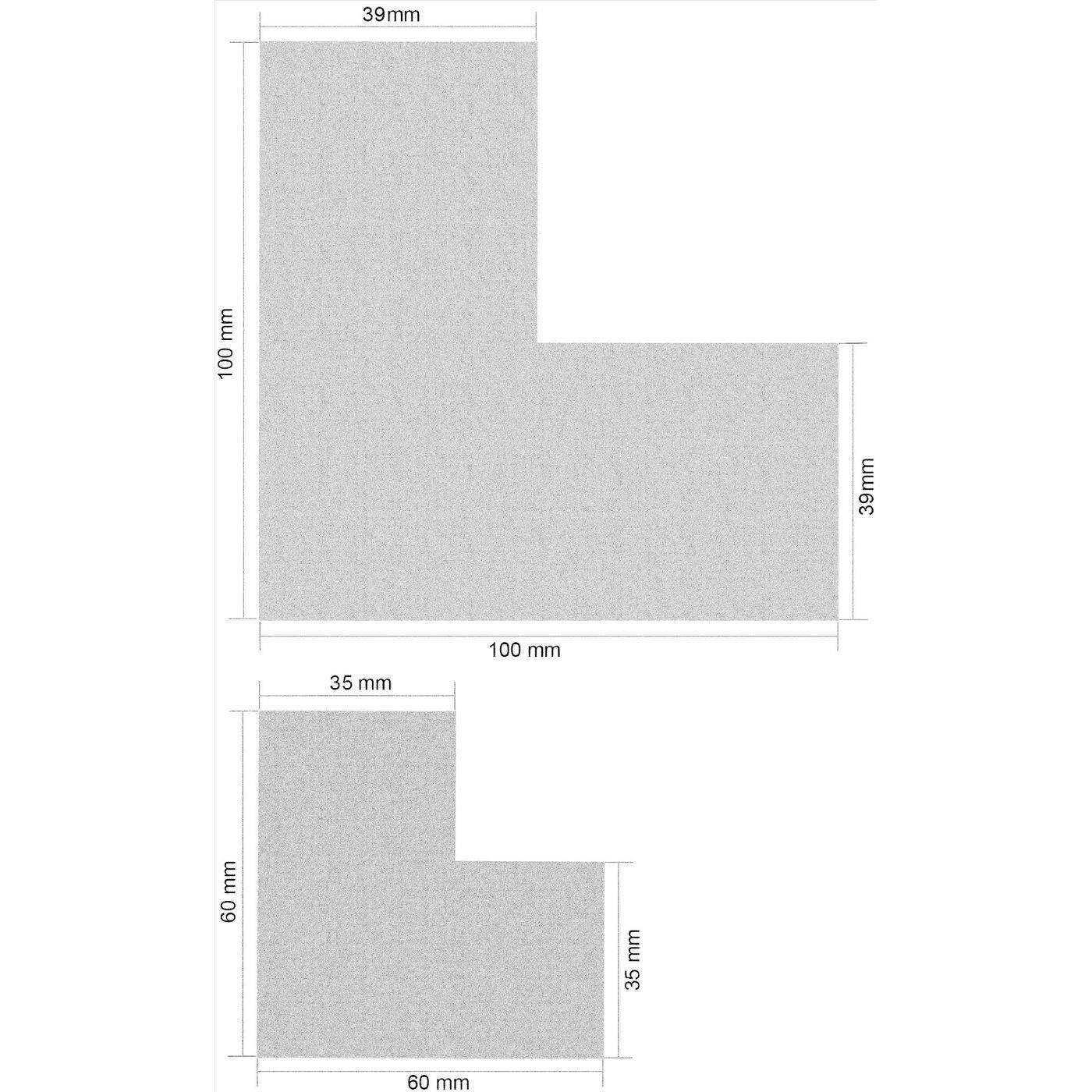 90° Gehrungsabdeckung für WRD-40 LED Trockenbauprofile Weiß