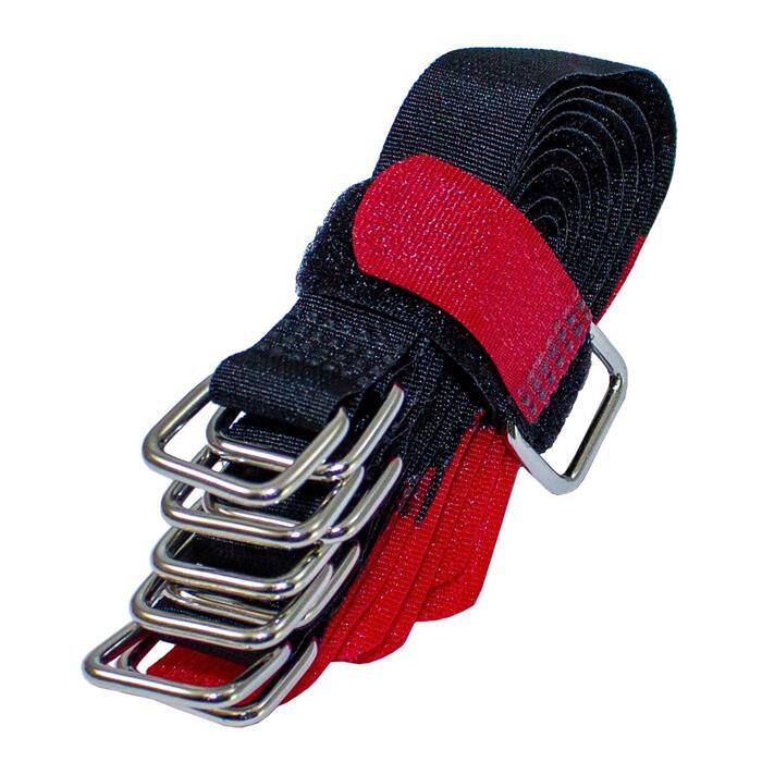 10x Klett Kabelbinder 150 x 16mm Schwarz Rot gekreuzt Wiederverwendbar Klettbinder 10x Klett Kabelbinder 150 x 16mm Schwarz Rot gekreuzt Wiederverwendbar Klettbinder