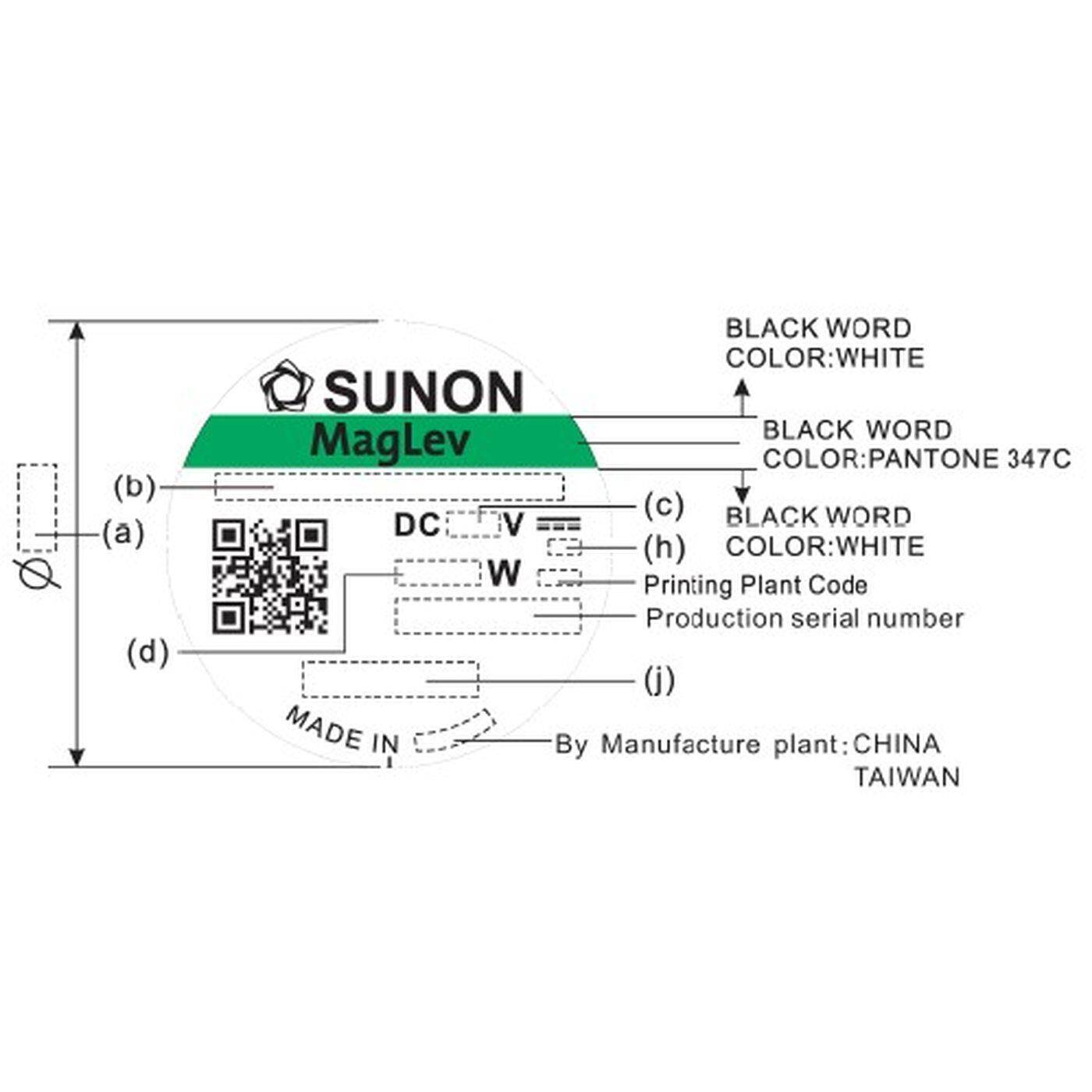 Fan 12V DC 0,3W 50x50x15mm 13,1m³/h 3200U/Min 13,1m³/h Sunon HA50151V41000UA99