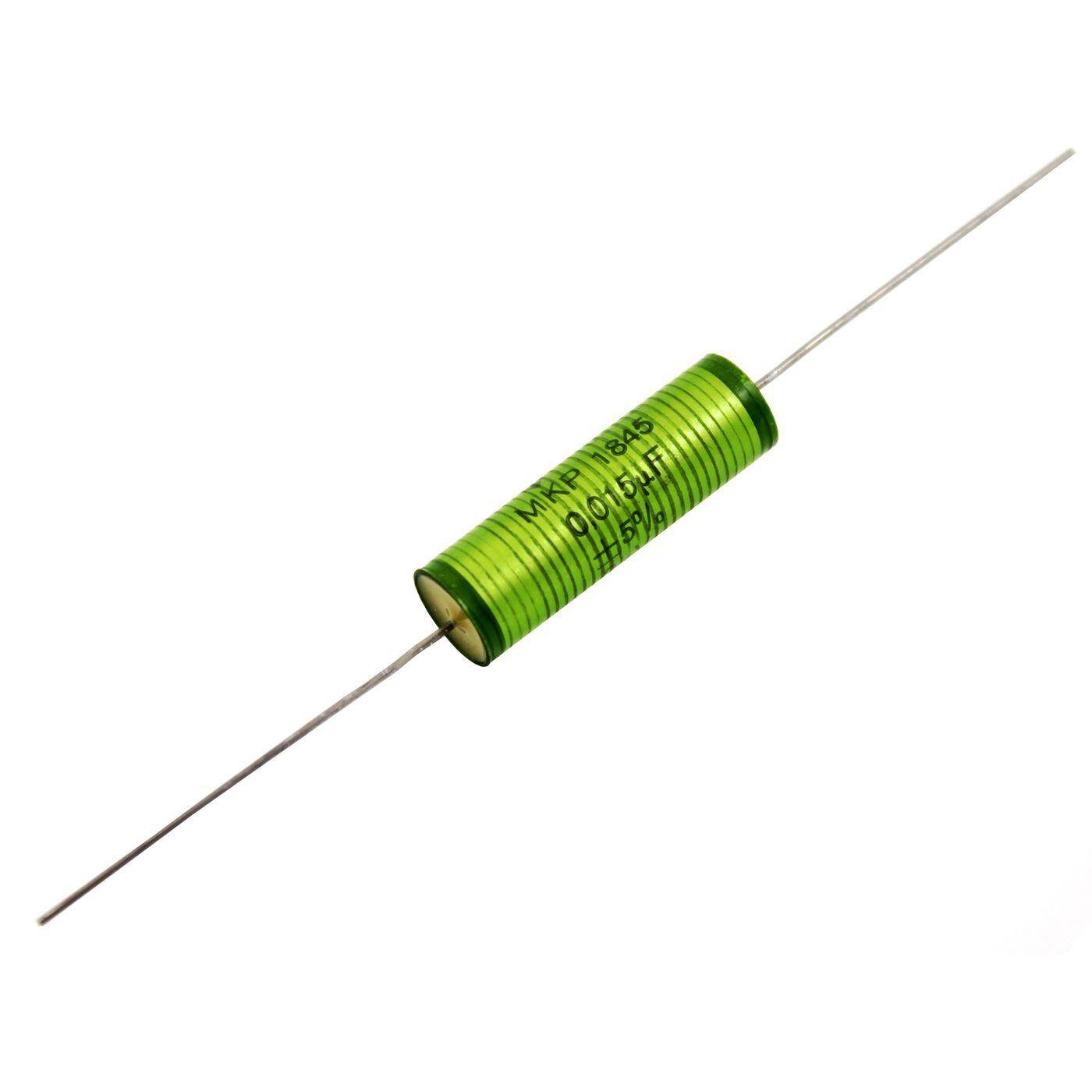 Vishay MKP Foil Capacitor | 0,015µF 2000V DC I 2-Pin Connection I 2-Pin I 0,015uF, 15nF I Capacitor for crossover networks of loudspeakers or for interference suppression of electrical devices