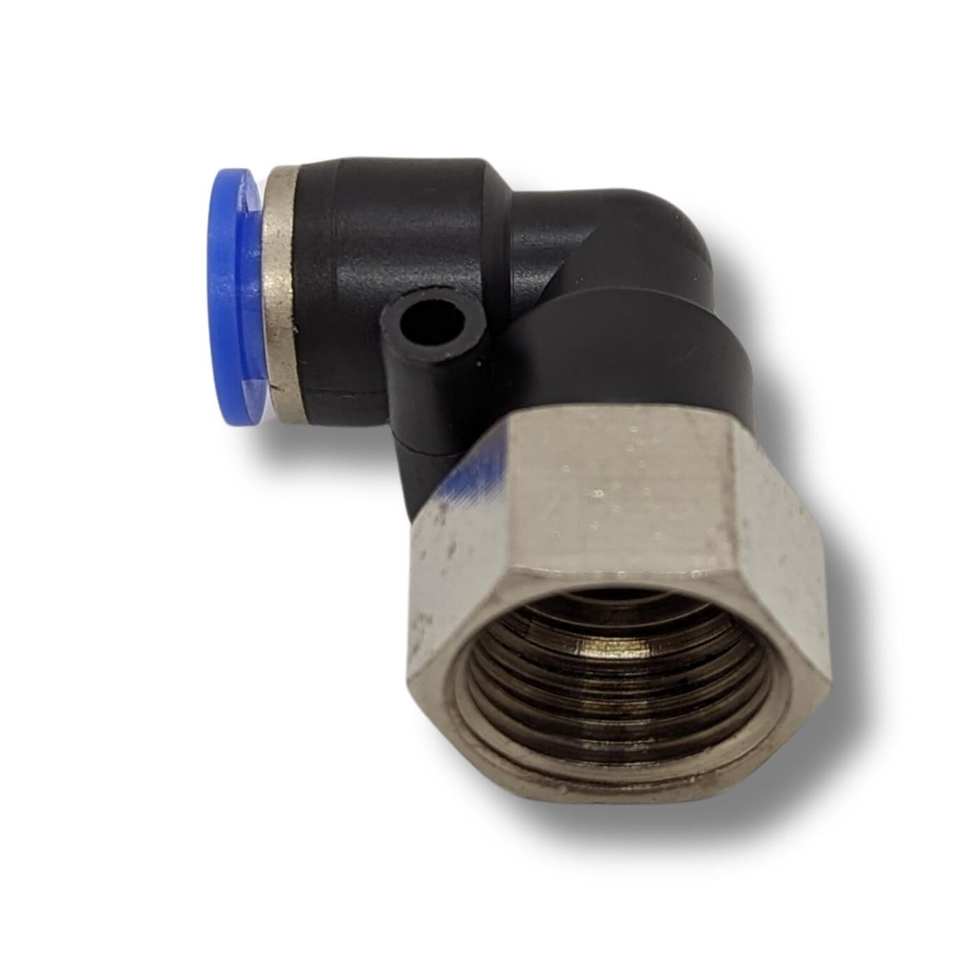 PU Schlauch 90° Steckverbinder Fitting mit Innengewinde I 8mm*3/8Zoll I Winkel-Verbinder I L-Steckverbinder I pneumatischer Steckverbinder I Fitting I Druckluft & Automatisierung