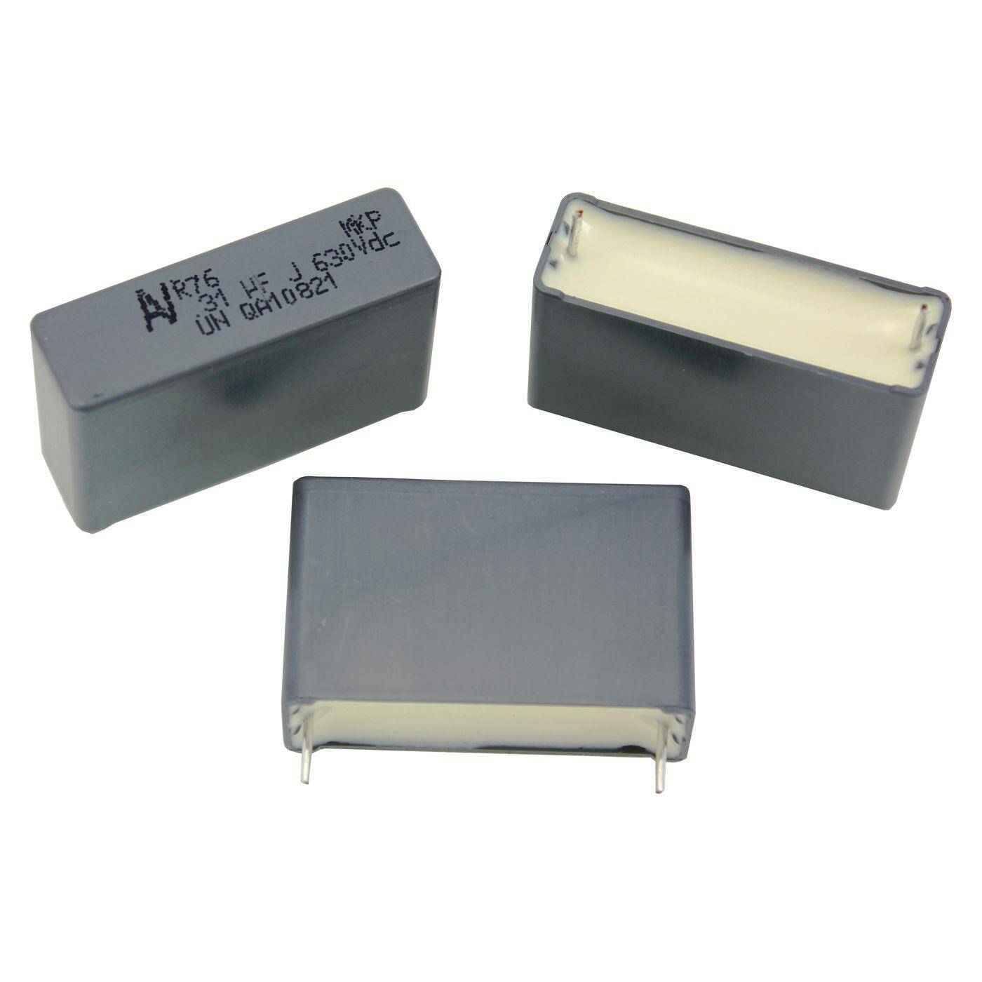 MKP Folien Kondensator Radial 0,033µF 630V DC Arcotronics R76PR3310JE30J 33nF