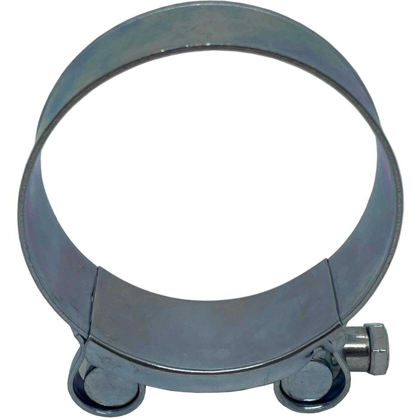 4x Lumonic Hinge pin clamp Stainless steel 60-63mm V2A Exhaust clamp for construction cars trucks