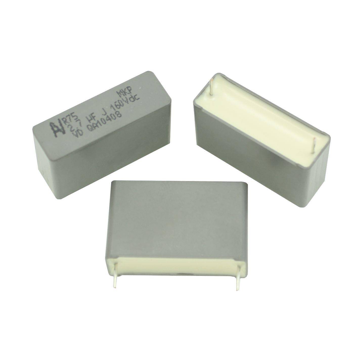 Arcotronics MKP Folien Kondensator | 2,7µF 160V DC I 2-Pin Anschluss I 2-Pin I 2,7uF, 2700nF I Kondensator für Frequenzweichen von Lautsprechern oder zur Entstörung von elektrischen Geräten
