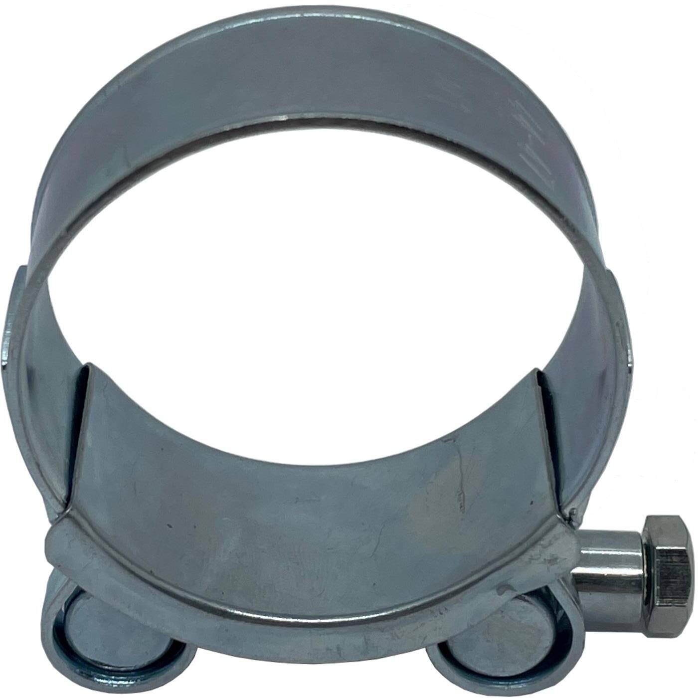 1x Lumonic Gelenkbolzenschelle 48-51mm Verzinkt Auspuffschelle für Bau PKW LKW