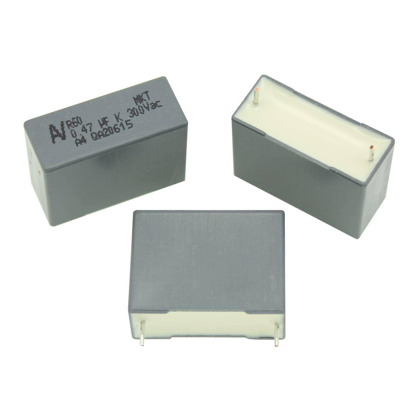 Arcotronics MKT Folien Kondensator | 0,47µF 300V AC I 2-Pin Anschluss I 2-Pin I 0,47uF, 470nF I Kondensator gegen Flackern | für Haushaltsgeräte, Elektrowerkzeuge, Gebäudetechnik, Industrieanwendungen, LED