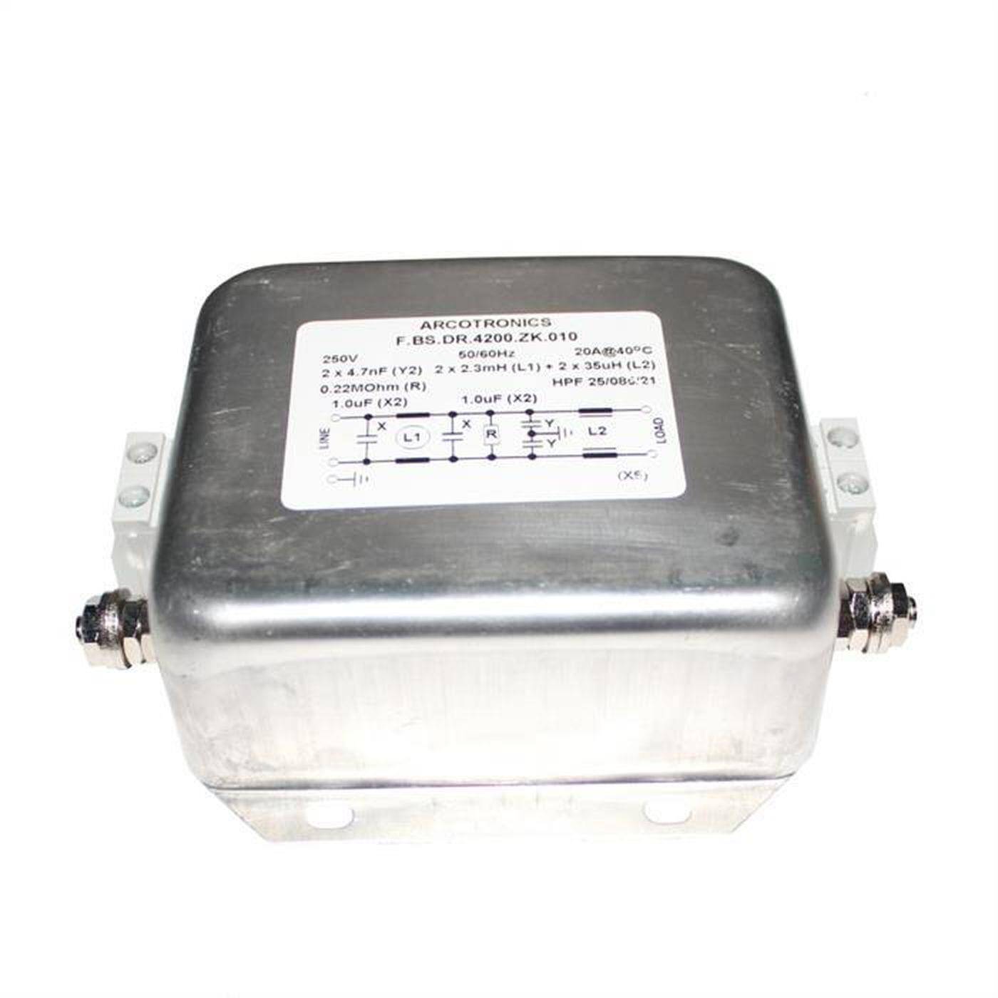 Netzfilter 20A @ 250V AC Arcotronics FBSDR4200ZK010 Netzfilter 20A @ 250V AC Arcotronics FBSDR4200ZK010