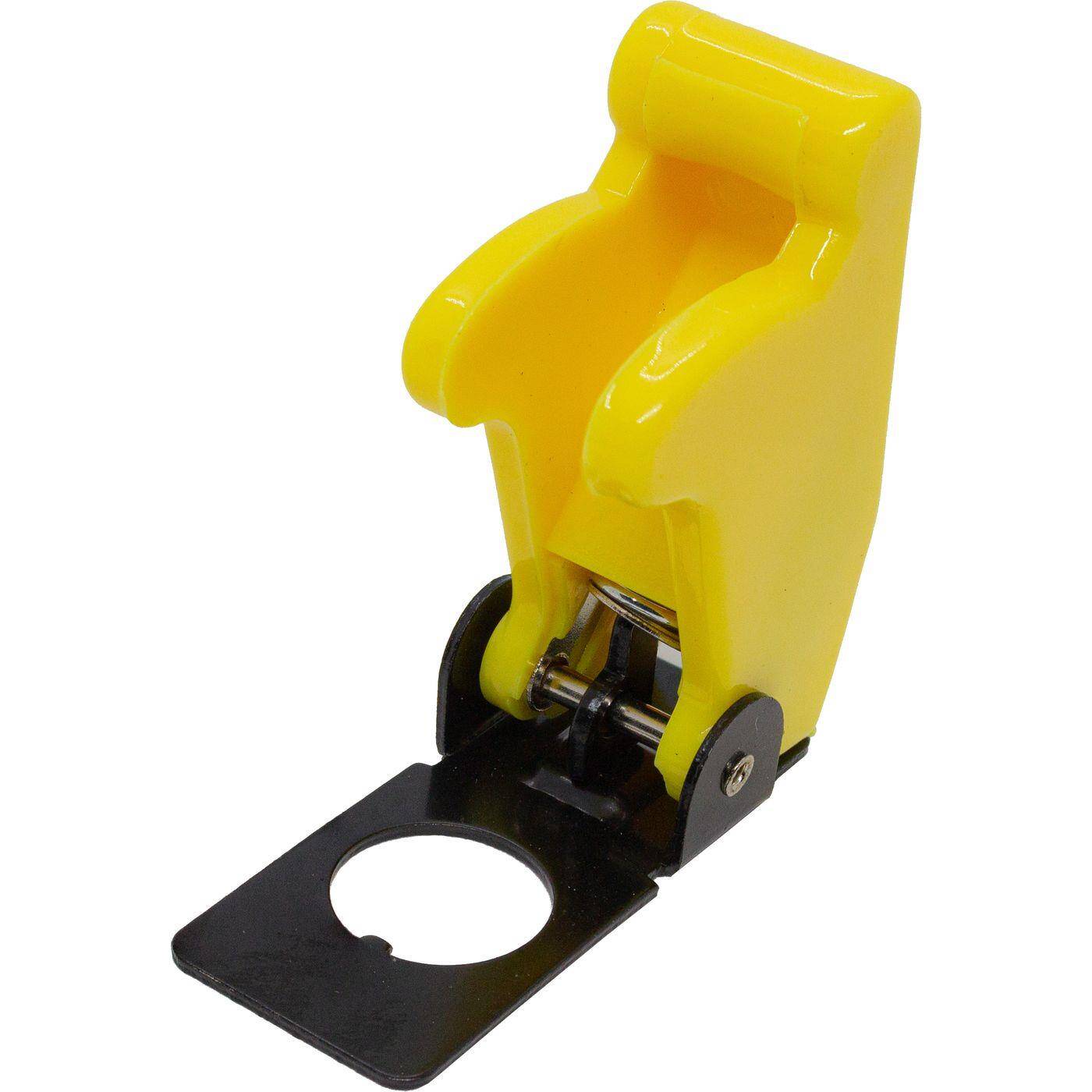 Flip-Cover Gelb für Kippschalter Ø12mm Kunststoff Schutz Abdeckung Flip-Cover Gelb für Kippschalter Ø12mm Kunststoff Schutz Abdeckung
