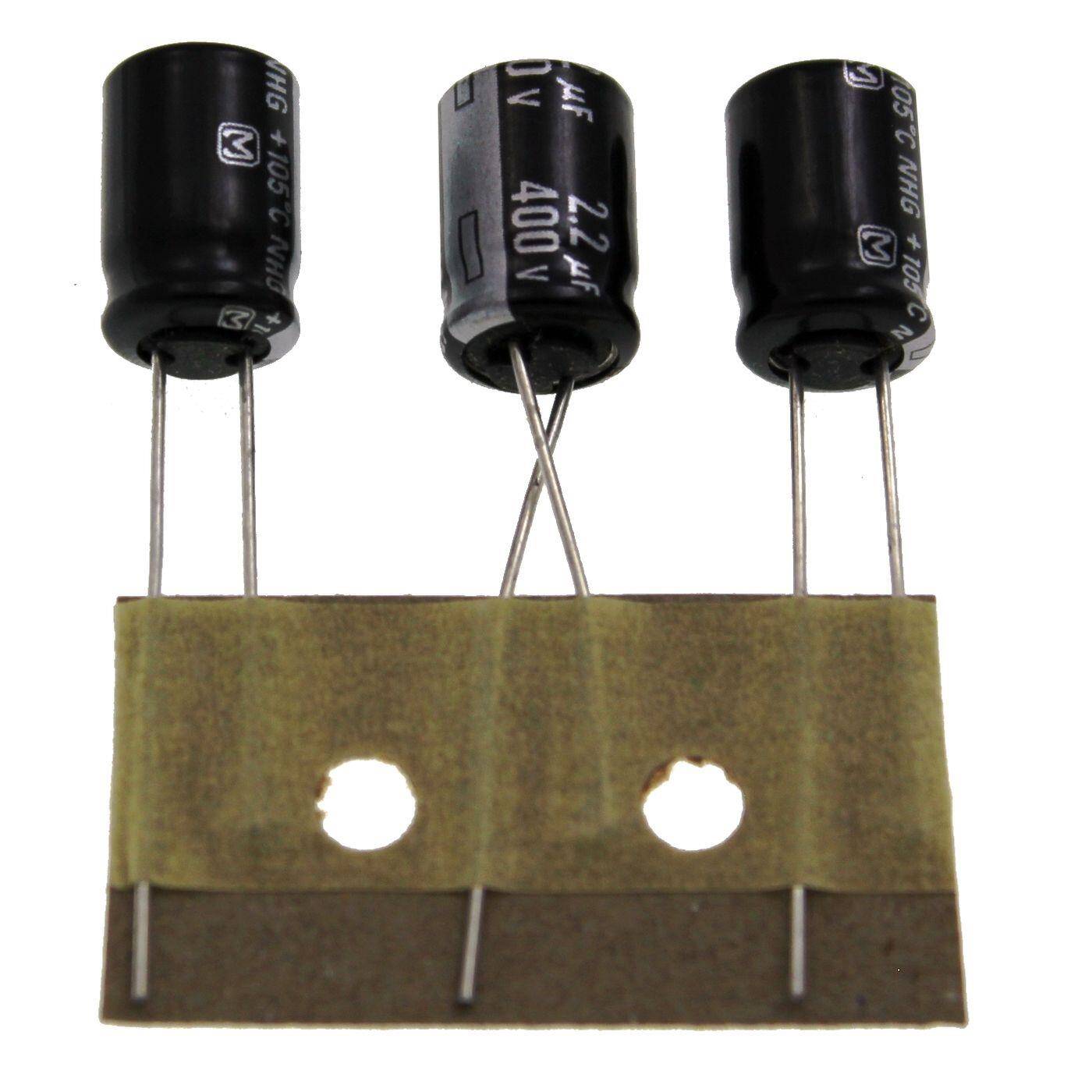 Elko Kondensator Radial 2,2µF 400V | Elektrolytkondensator bis zu einer Temperatur von 85°C | 8x11,5mm | 2,2uF ECA2GHG2R2BJ Panasonic