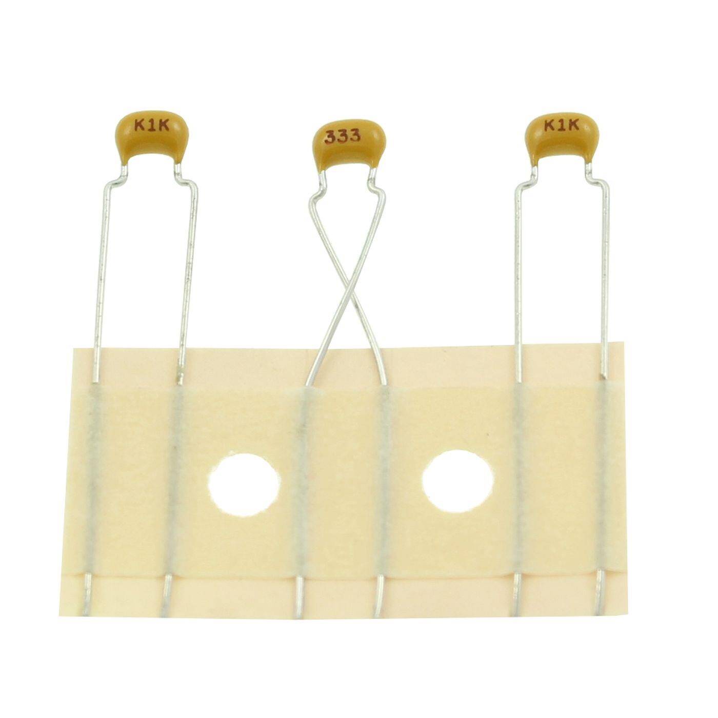 Ceramic Capacitor 33nF 100V DC Kemet C322C333K1R5CA-C7303 d2,2x5mm 33000pF