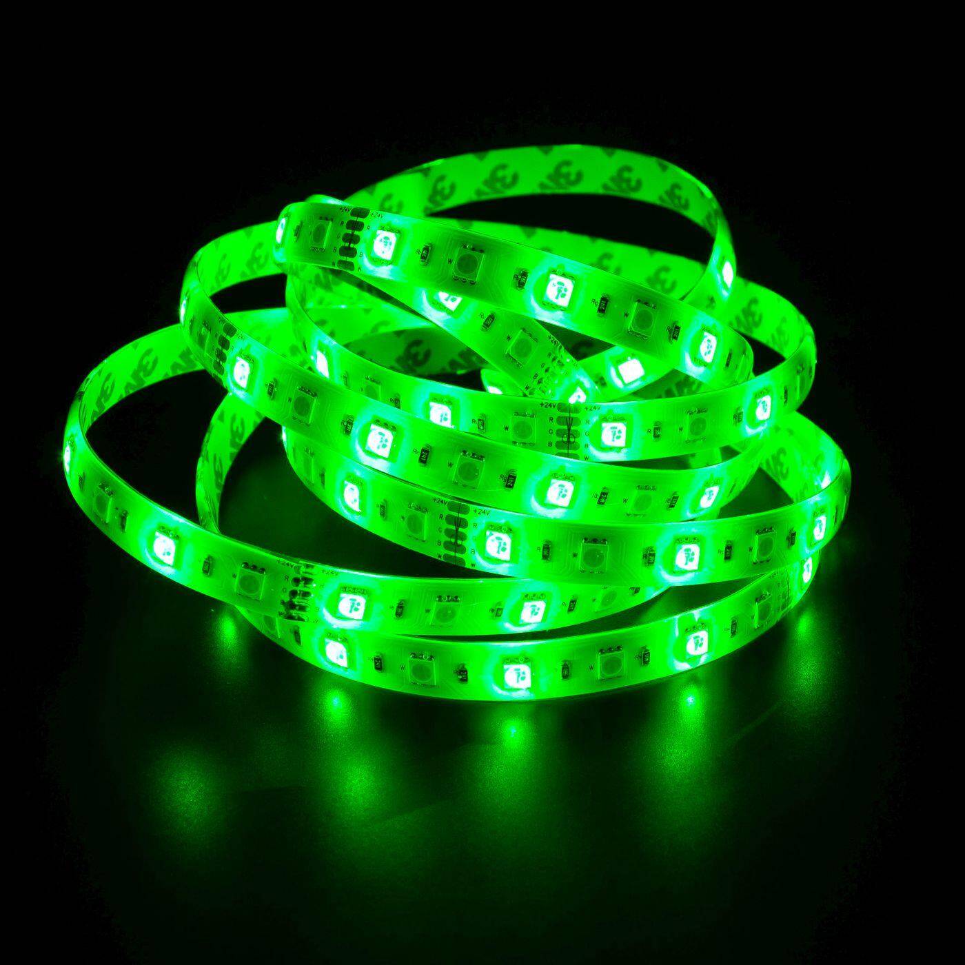 5m (500cm) RGBWW 3000K LED Streifen Band Leiste 24V IP65 300LEDs 60LED/m SMD5050
