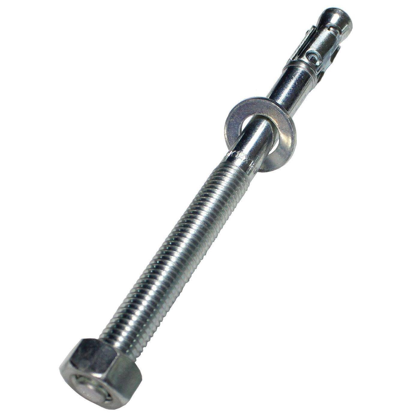 M12 x 160mm Schwerlastanker Verzinkt Keilanker Metalldübel Bolzenanker Blitzdübel