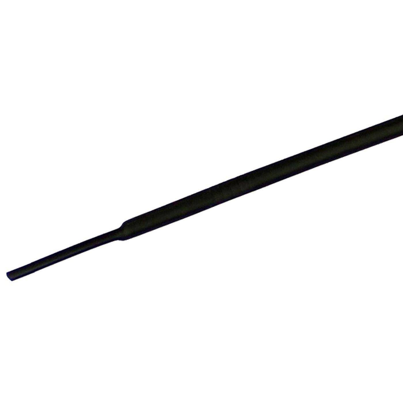 1m Heat shrink tubing 2:1 4,8 -> 2,4mm Black Flexible